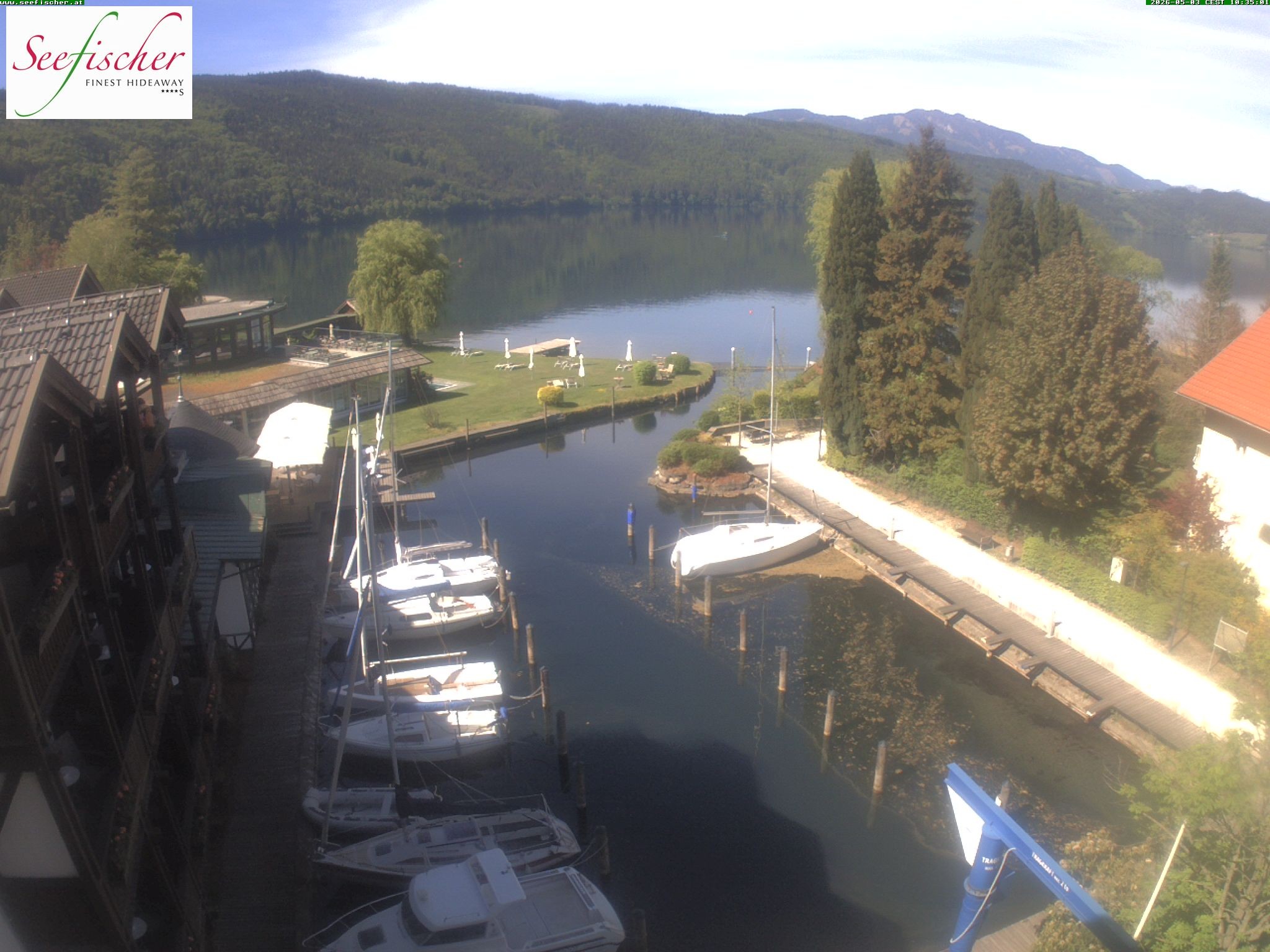 Archiv Foto Webcam Seefischer Romantik Hotel am Millstätter See