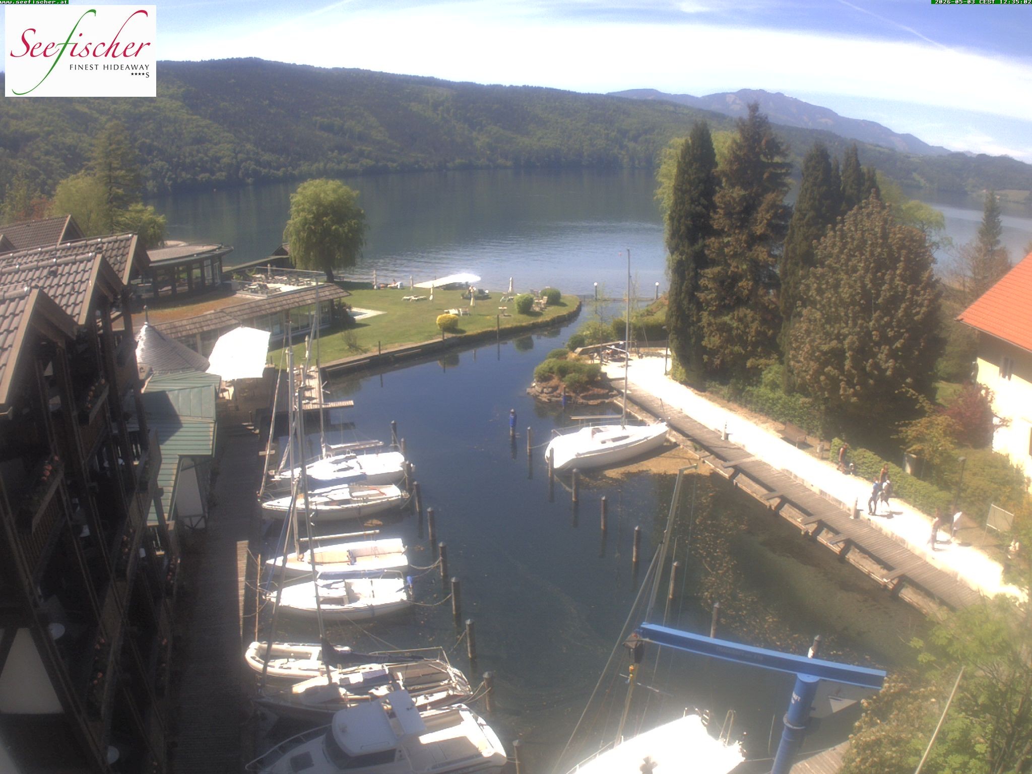Archiv Foto Webcam Seefischer Romantik Hotel am Millstätter See