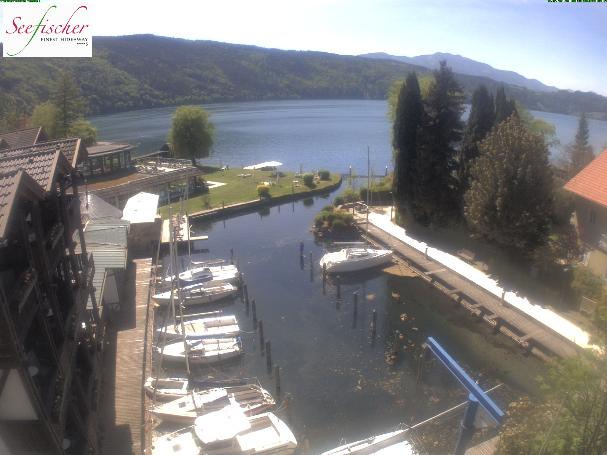 Archiv Foto Webcam Seefischer Romantik Hotel am Millstätter See