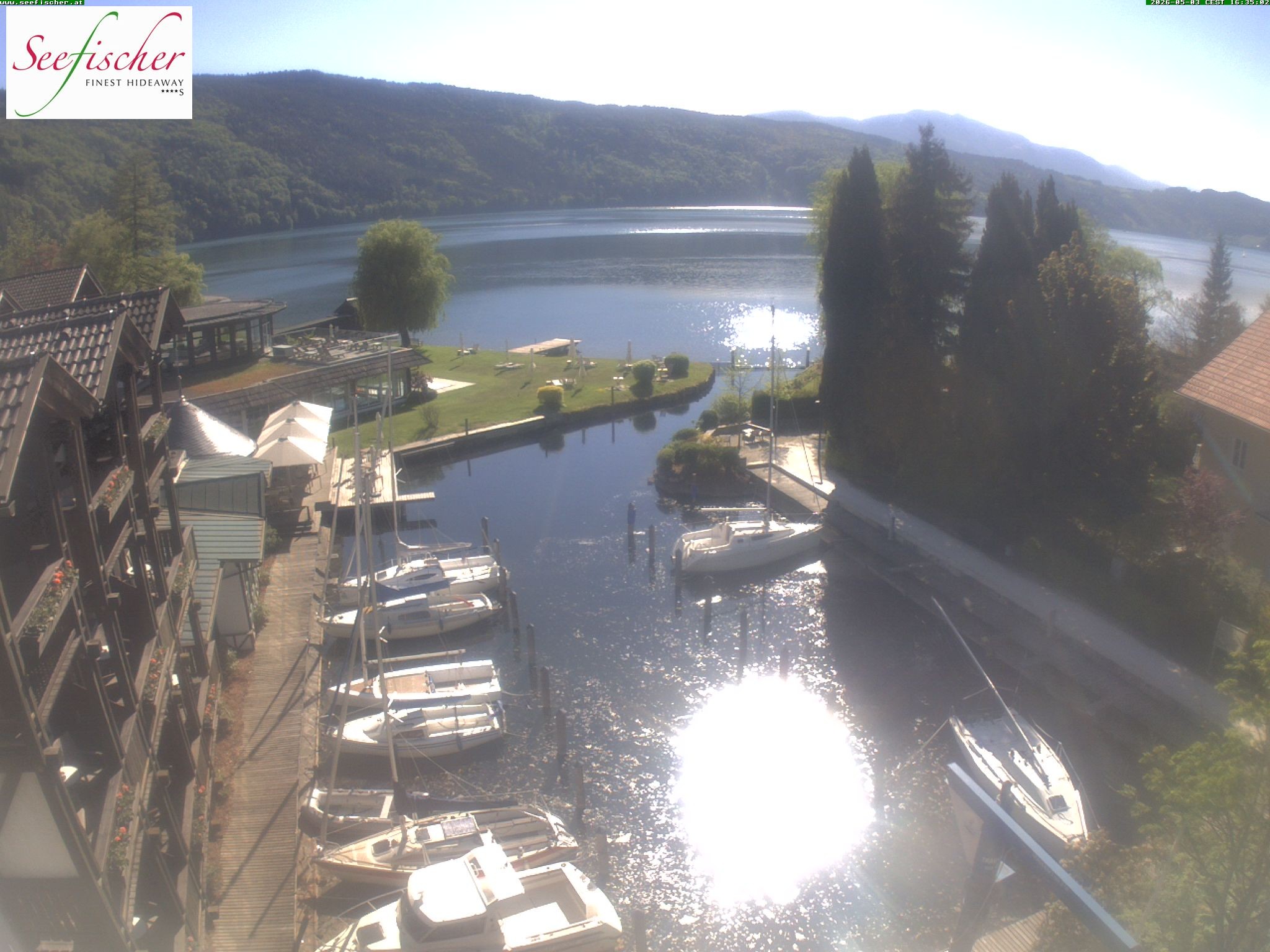 Archiv Foto Webcam Seefischer Romantik Hotel am Millstätter See