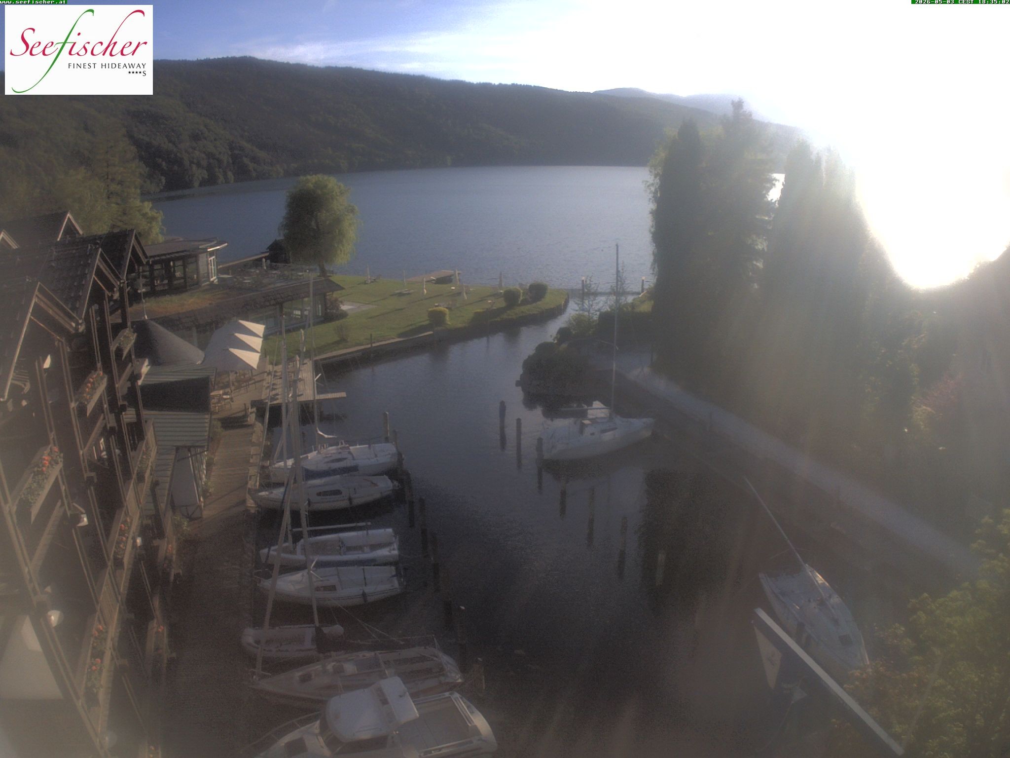 Archiv Foto Webcam Seefischer Romantik Hotel am Millstätter See