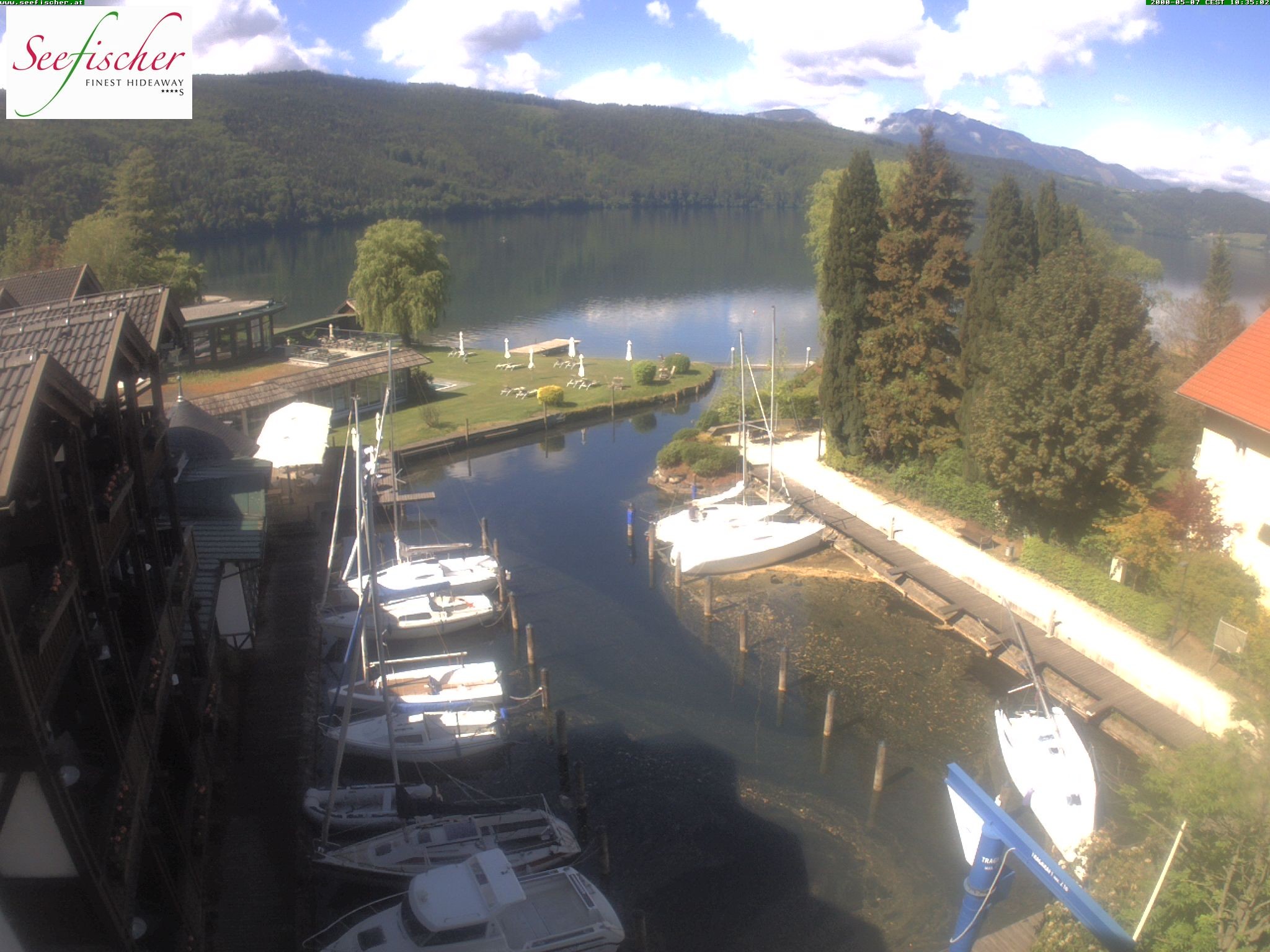 Archiv Foto Webcam Seefischer Romantik Hotel am Millstätter See