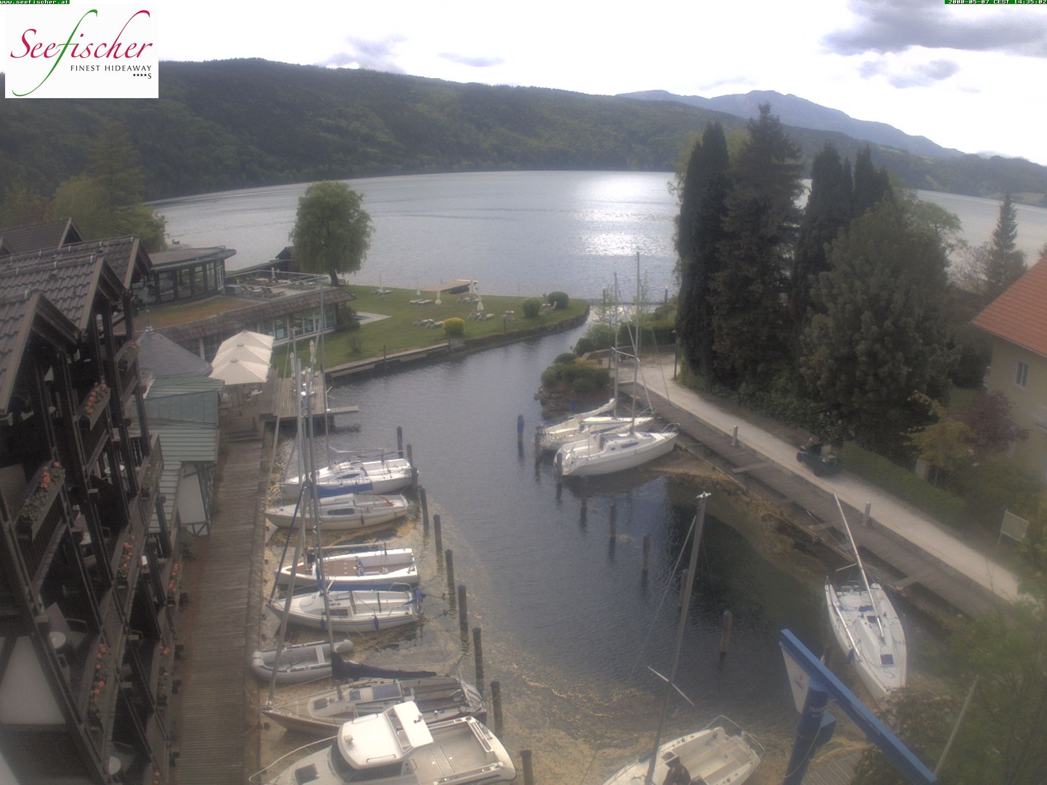Archiv Foto Webcam Seefischer Romantik Hotel am Millstätter See