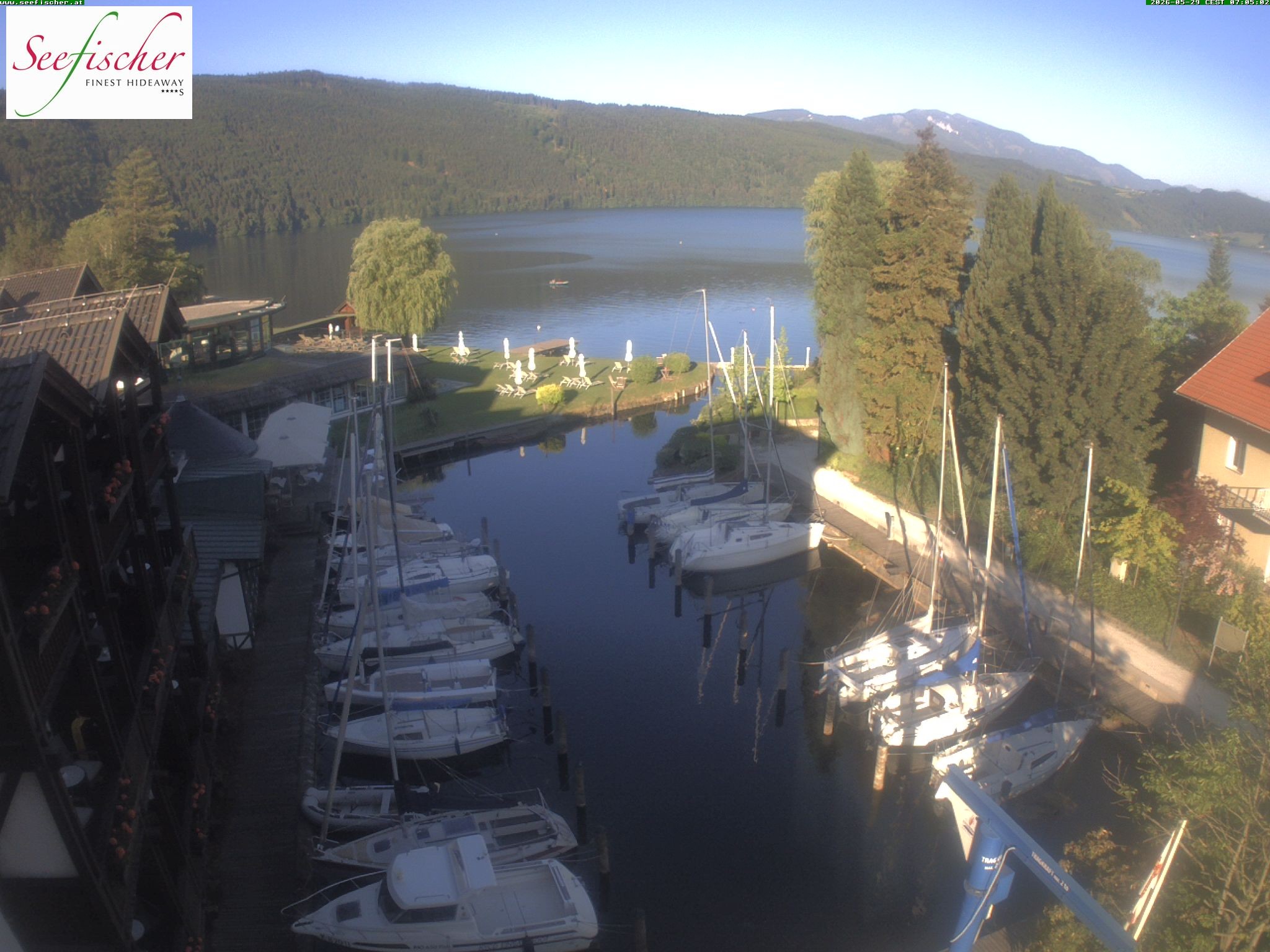 Archiv Foto Webcam Seefischer Romantik Hotel am Millstätter See