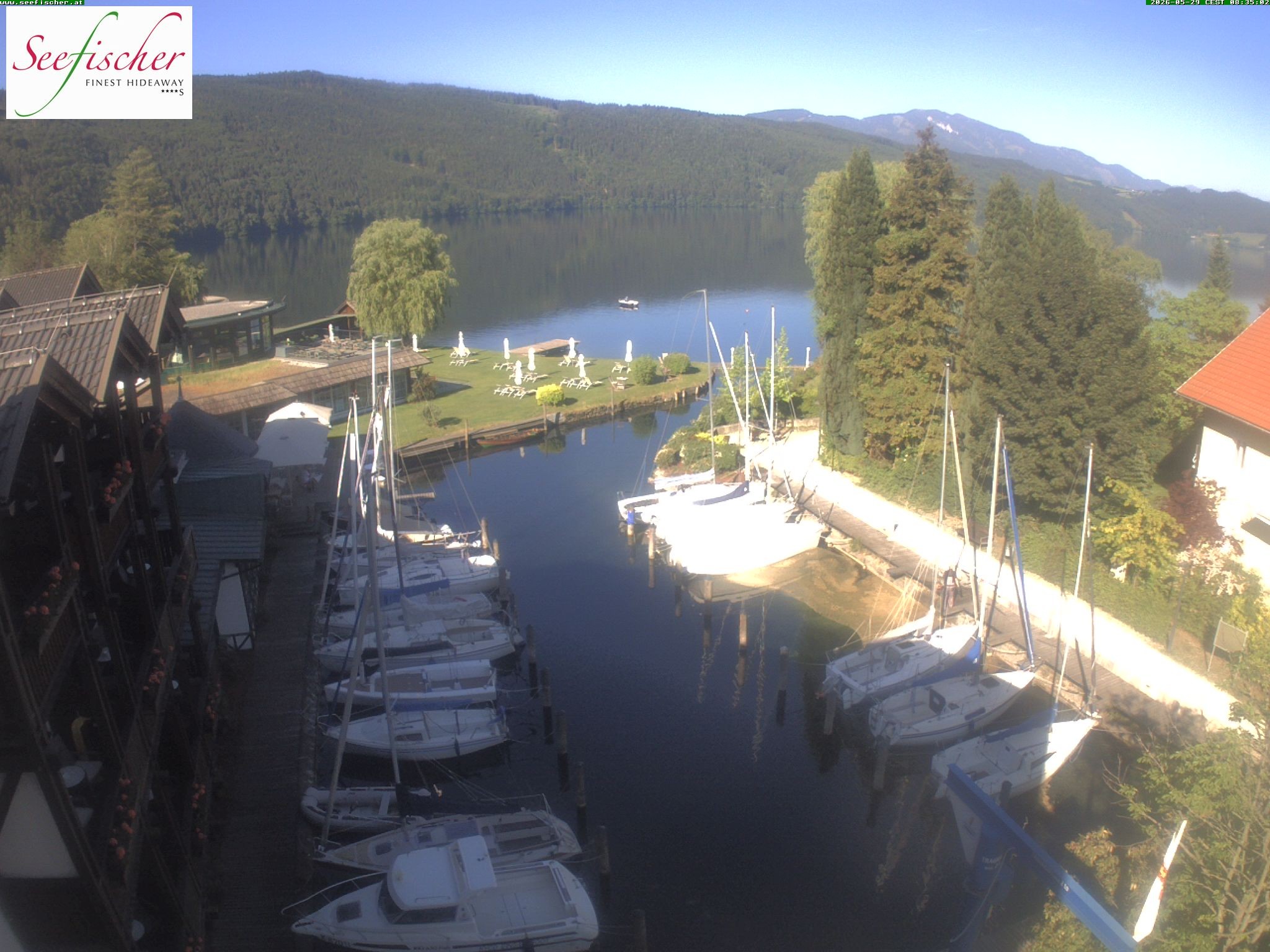 Archiv Foto Webcam Seefischer Romantik Hotel am Millstätter See