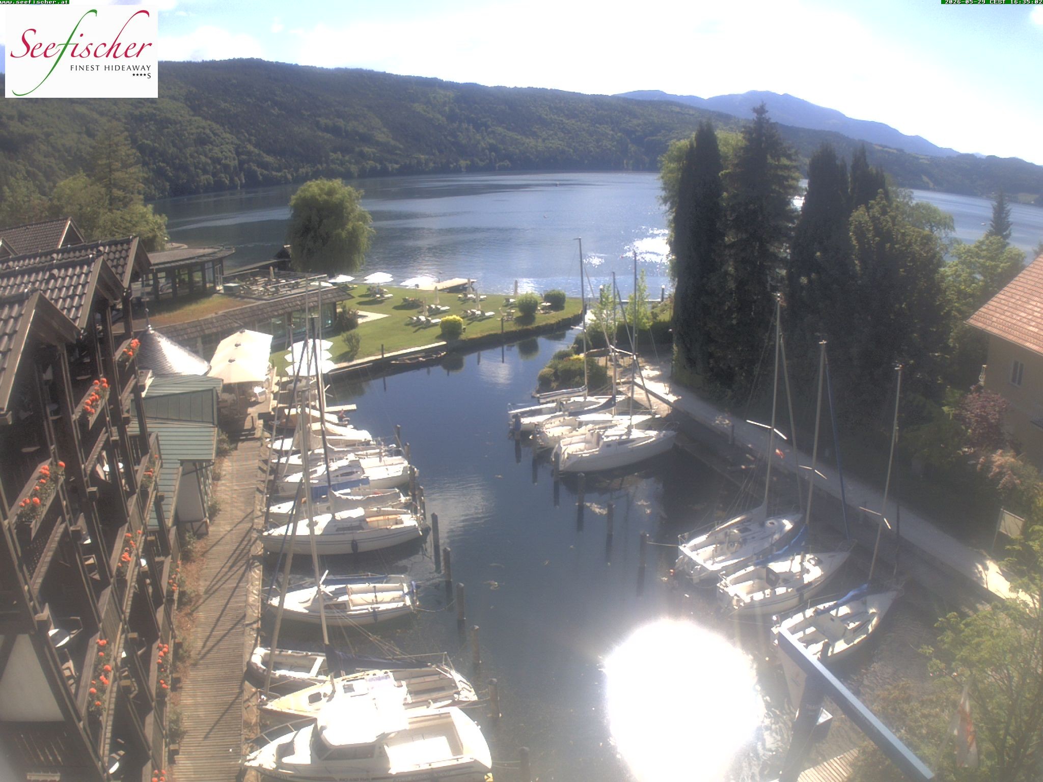 Archiv Foto Webcam Seefischer Romantik Hotel am Millstätter See