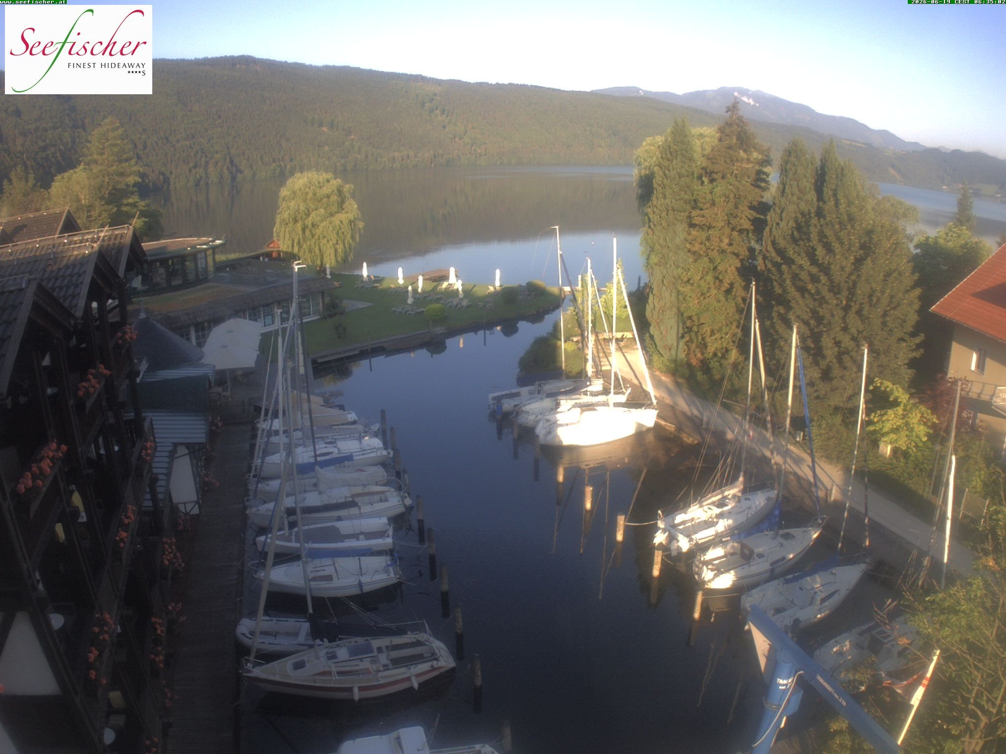 Archiv Foto Webcam Seefischer Romantik Hotel am Millstätter See