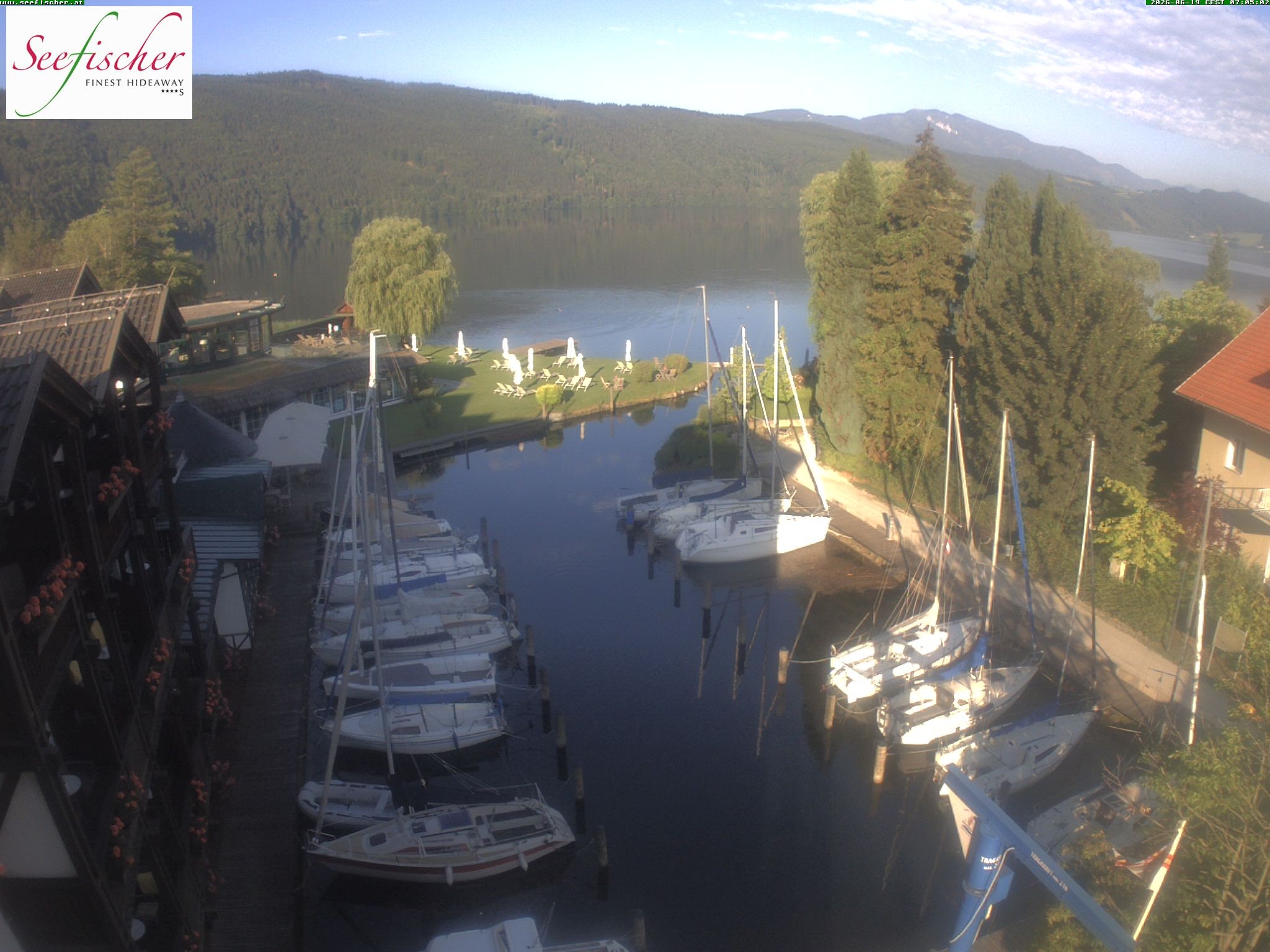 Archiv Foto Webcam Seefischer Romantik Hotel am Millstätter See
