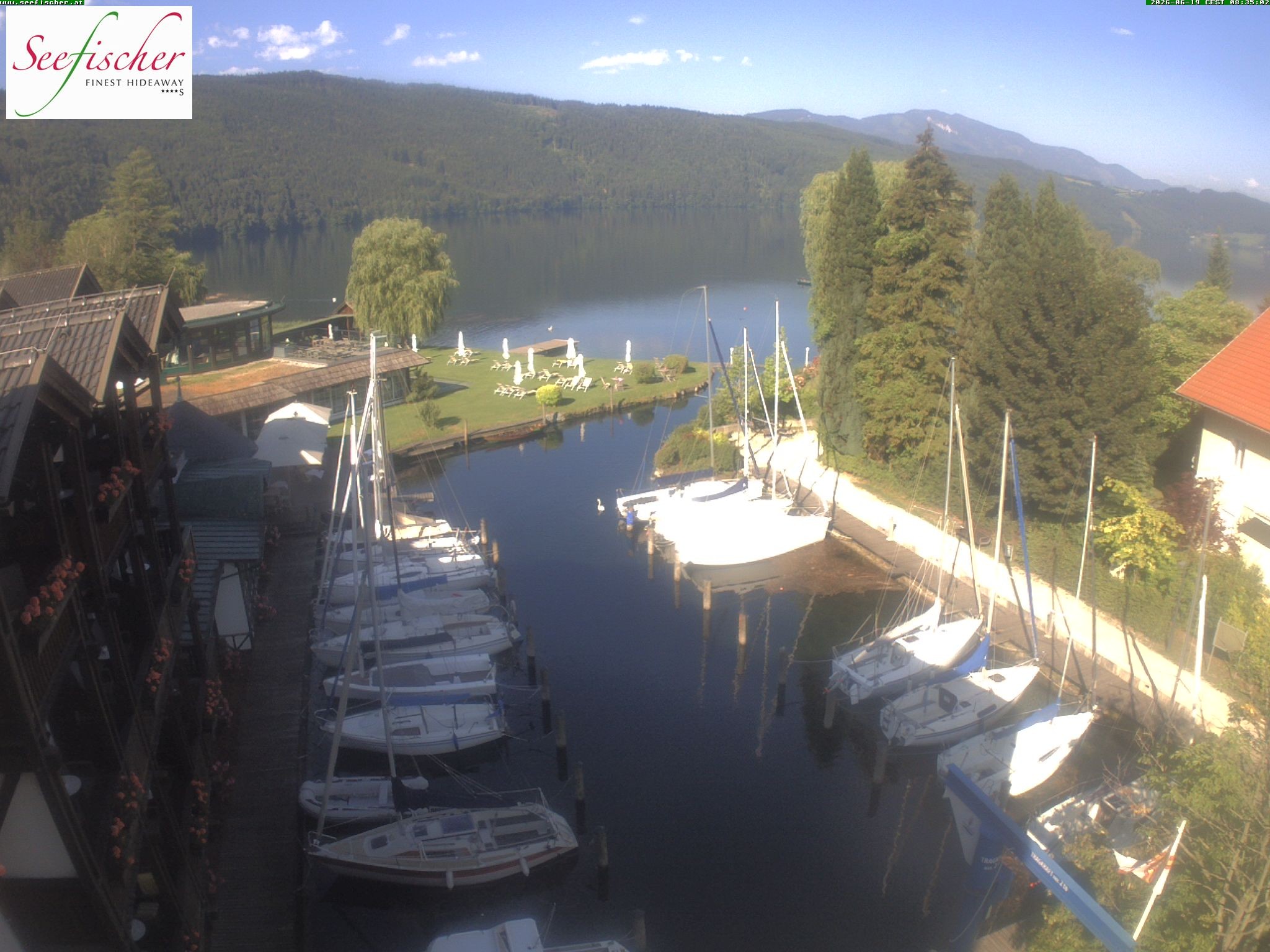 Archiv Foto Webcam Seefischer Romantik Hotel am Millstätter See