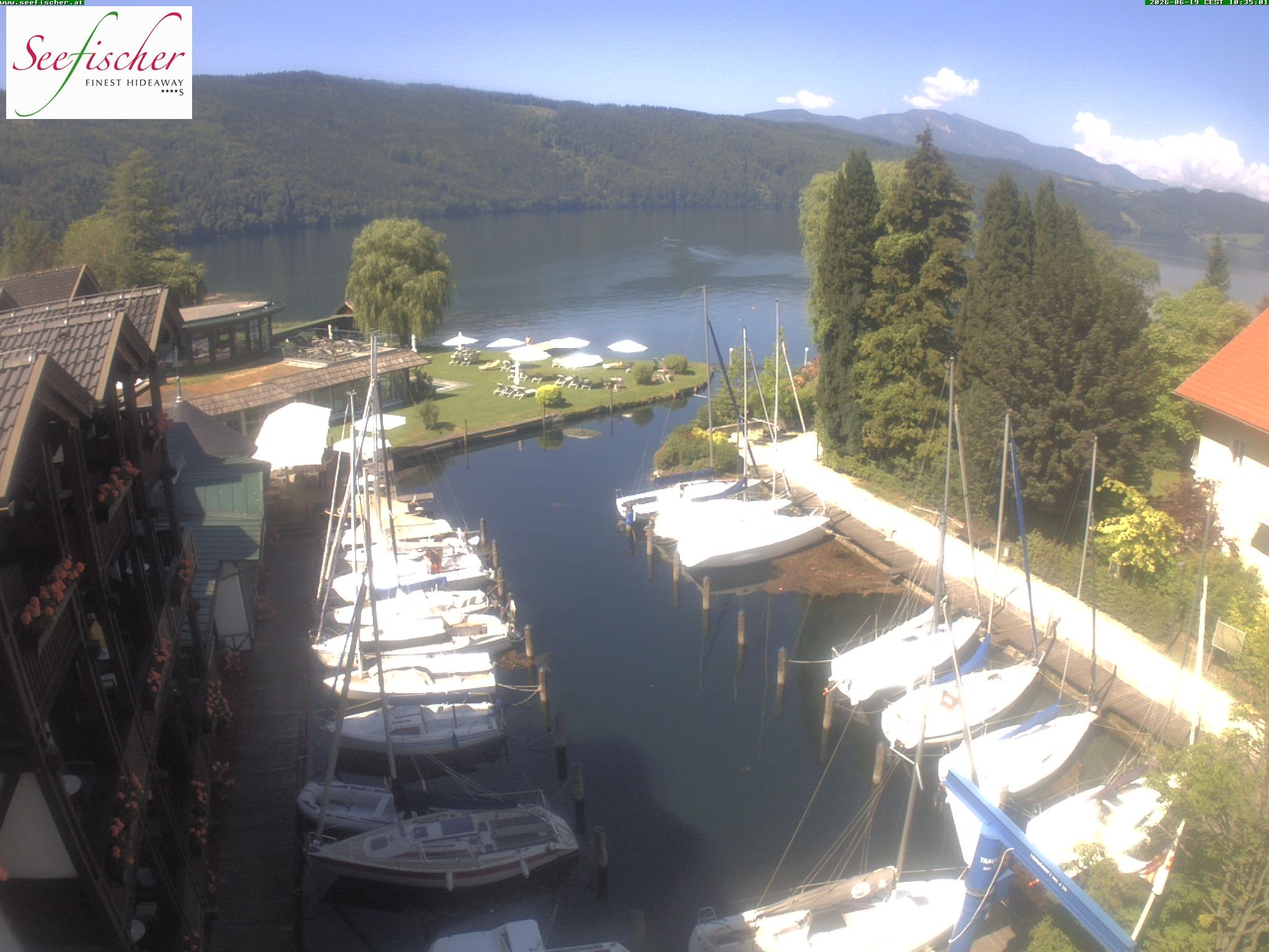 Archiv Foto Webcam Seefischer Romantik Hotel am Millstätter See
