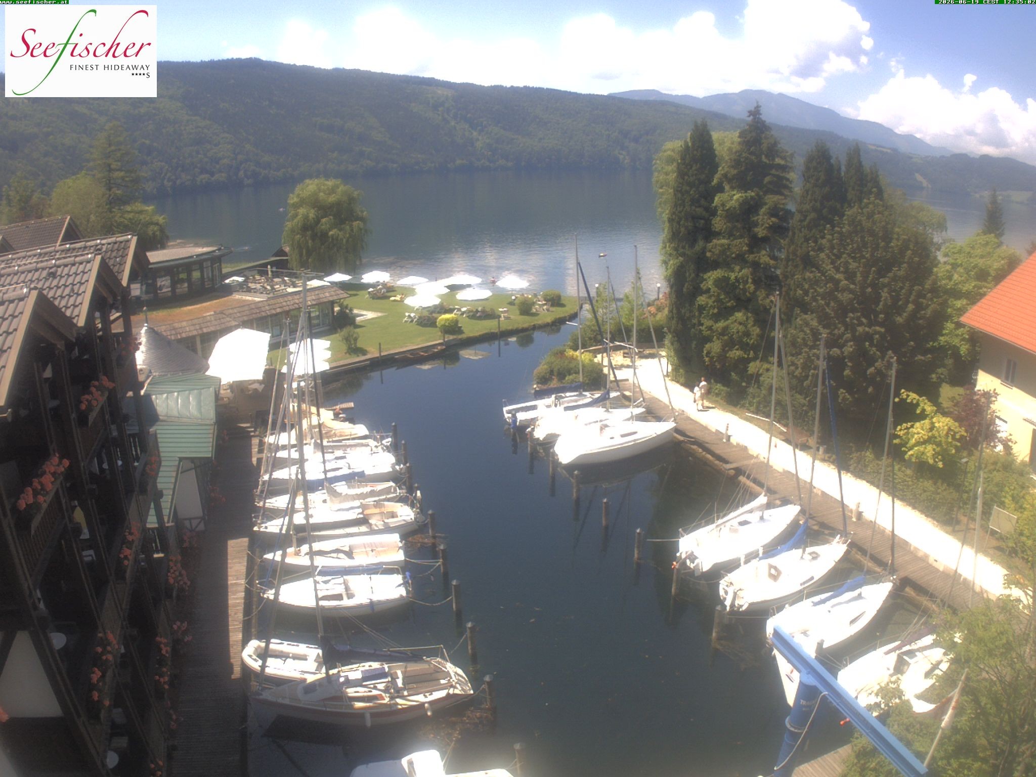 Archiv Foto Webcam Seefischer Romantik Hotel am Millstätter See