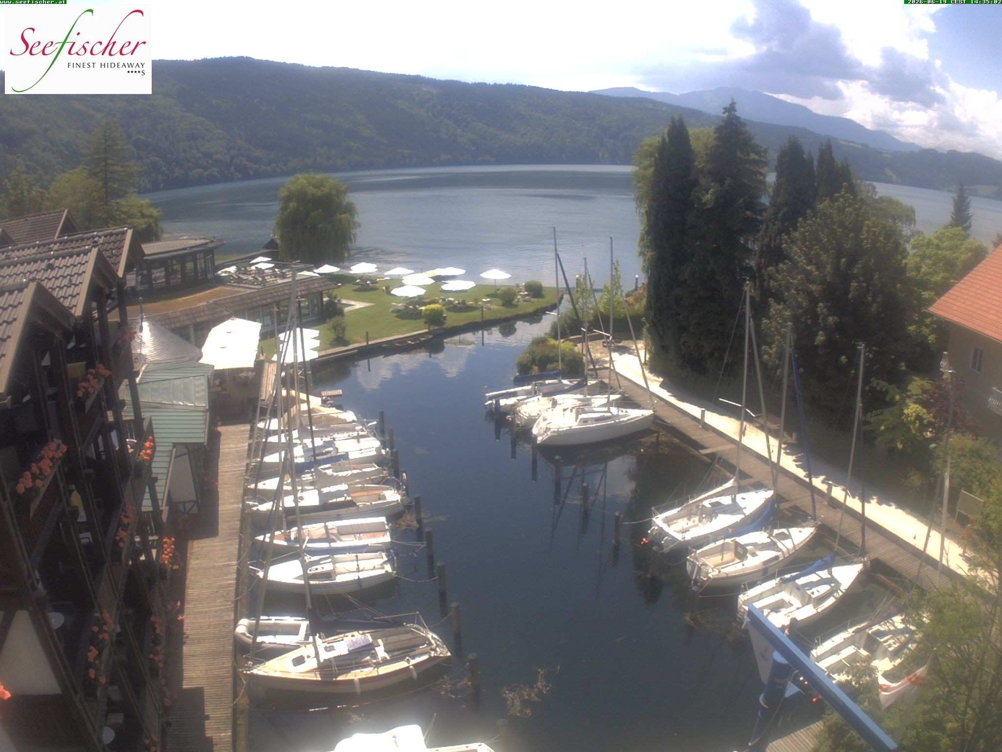 Archiv Foto Webcam Seefischer Romantik Hotel am Millstätter See