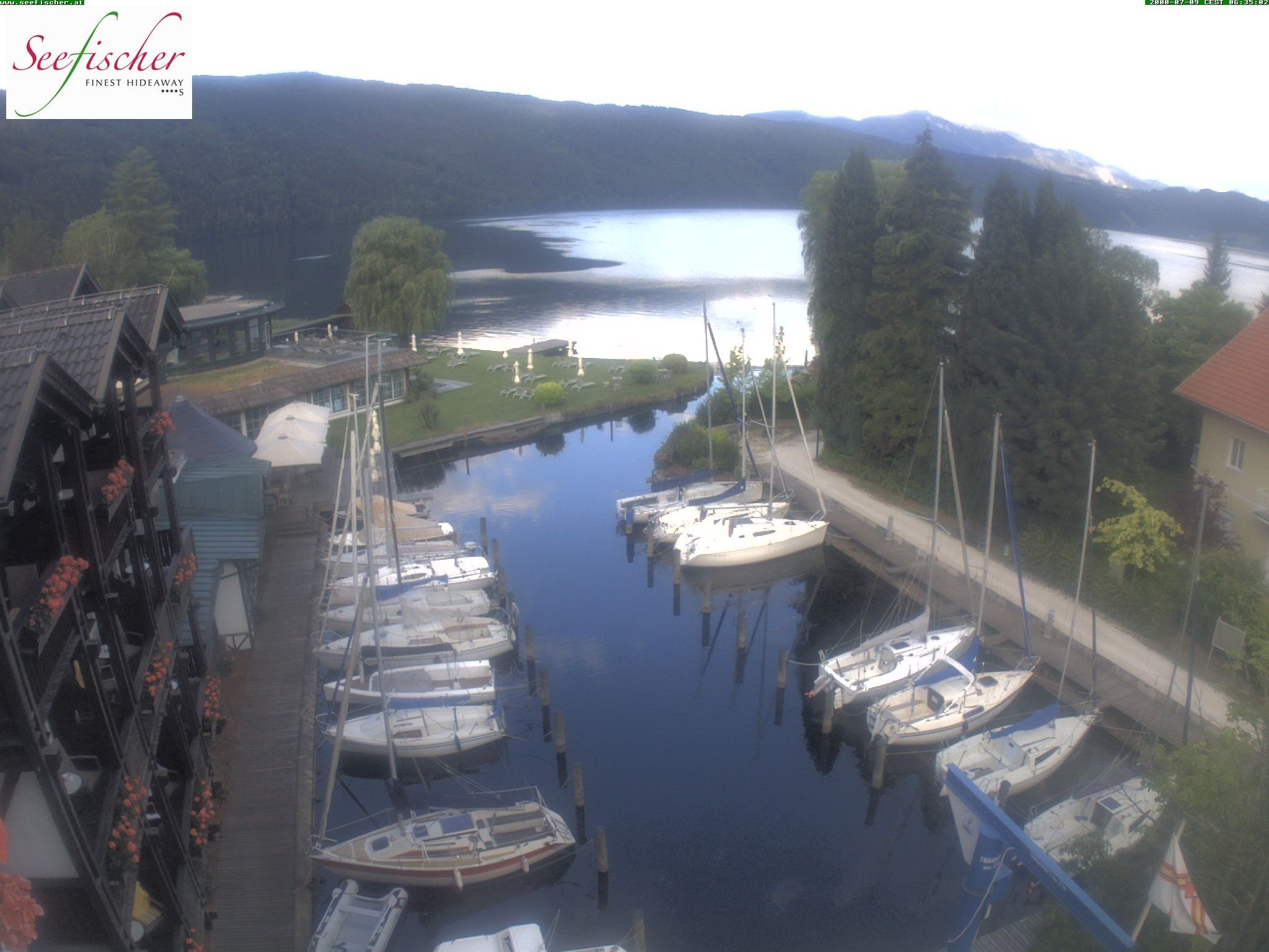 Archiv Foto Webcam Seefischer Romantik Hotel am Millstätter See