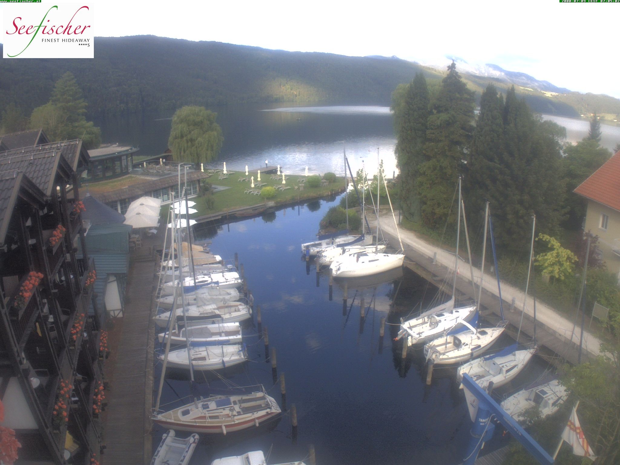 Archiv Foto Webcam Seefischer Romantik Hotel am Millstätter See
