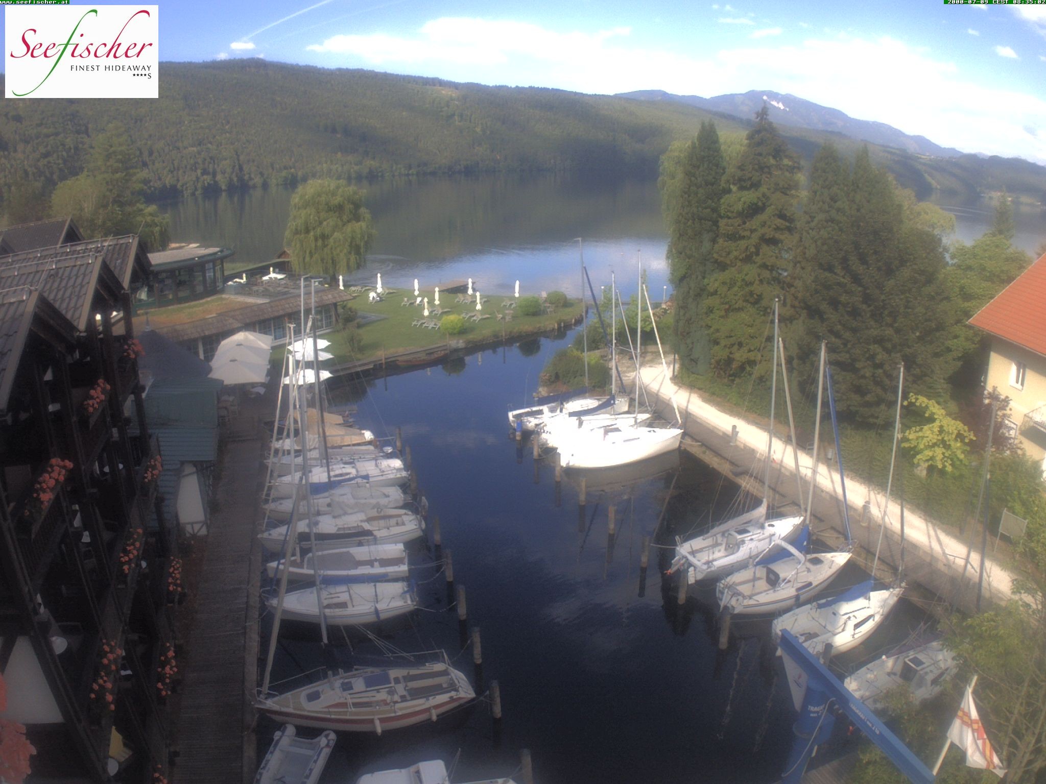 Archiv Foto Webcam Seefischer Romantik Hotel am Millstätter See