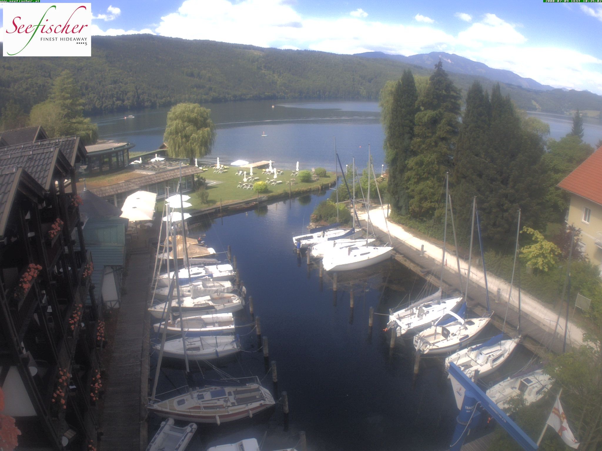 Archiv Foto Webcam Seefischer Romantik Hotel am Millstätter See