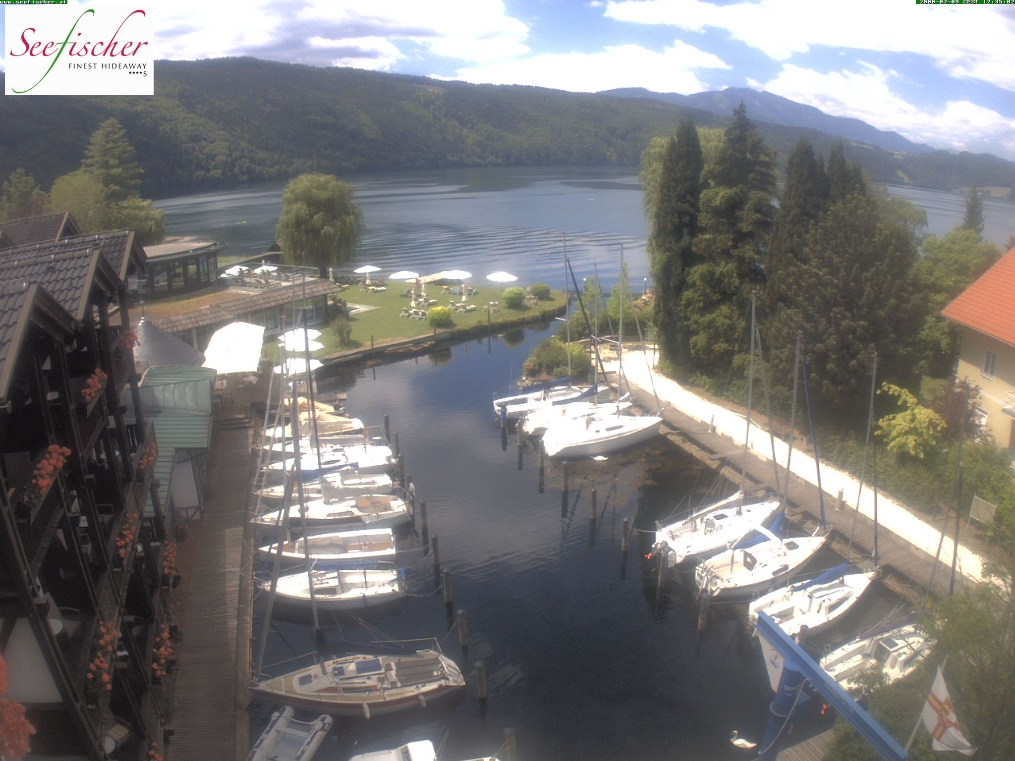 Archiv Foto Webcam Seefischer Romantik Hotel am Millstätter See
