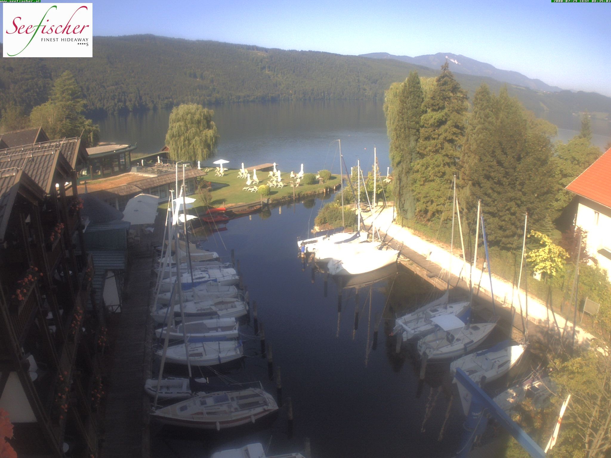 Archiv Foto Webcam Seefischer Romantik Hotel am Millstätter See