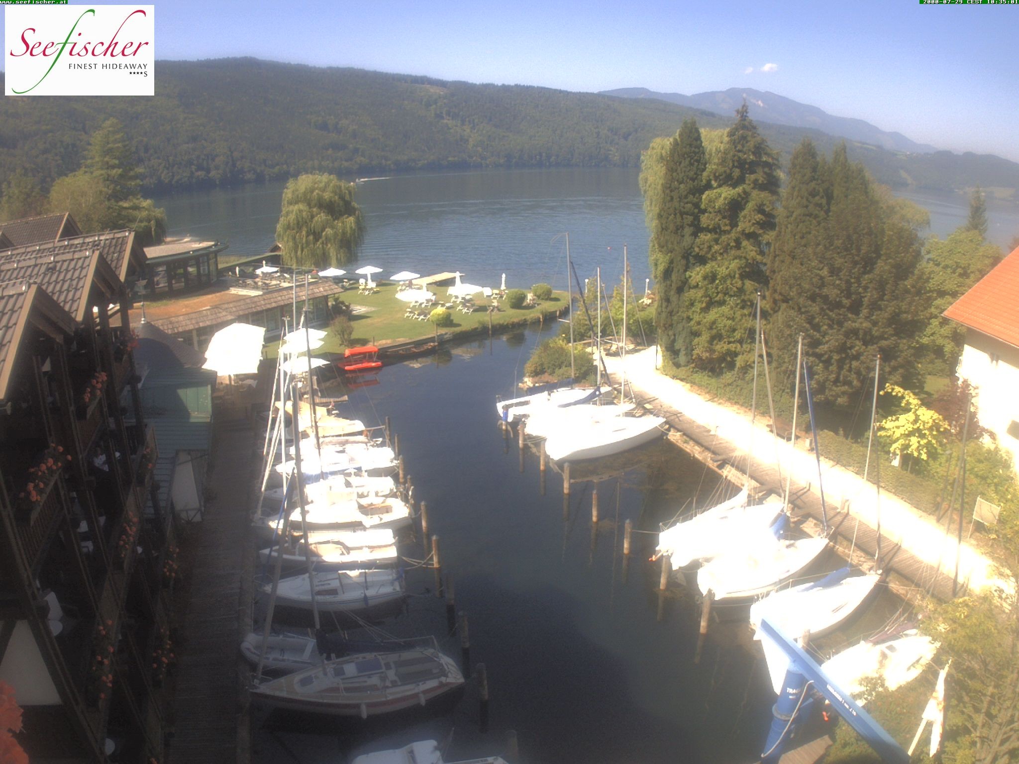 Archiv Foto Webcam Seefischer Romantik Hotel am Millstätter See