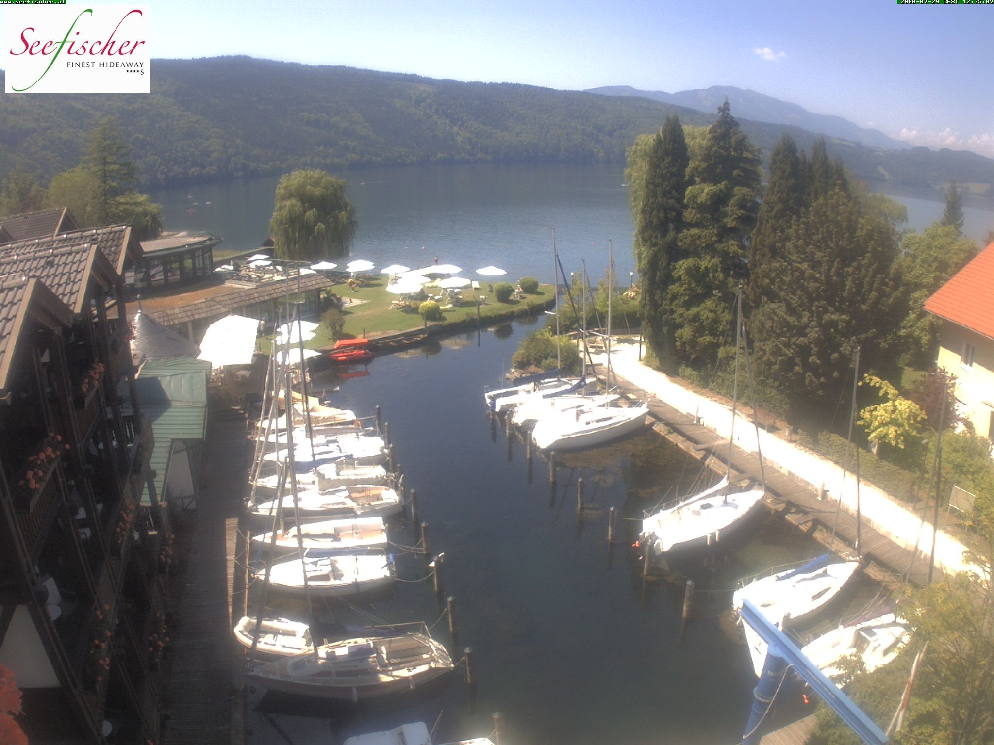 Archiv Foto Webcam Seefischer Romantik Hotel am Millstätter See