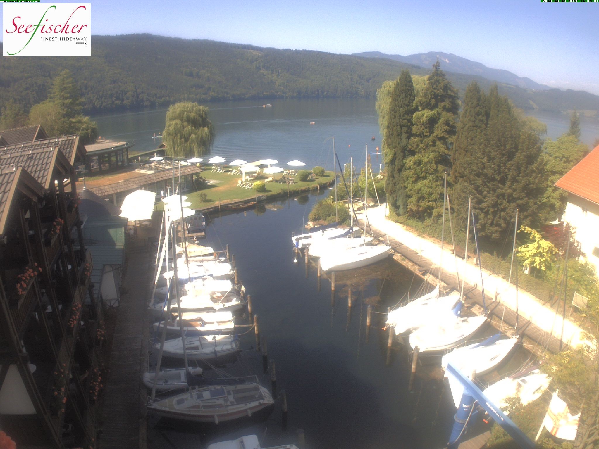 Archiv Foto Webcam Seefischer Romantik Hotel am Millstätter See