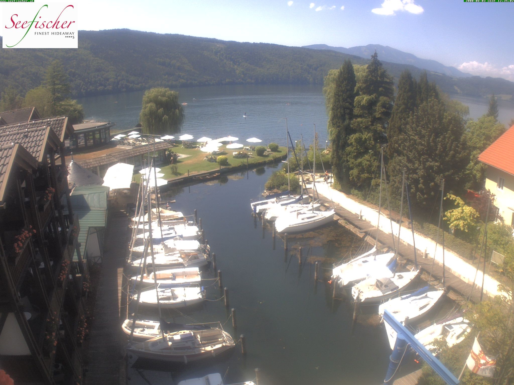 Archiv Foto Webcam Seefischer Romantik Hotel am Millstätter See