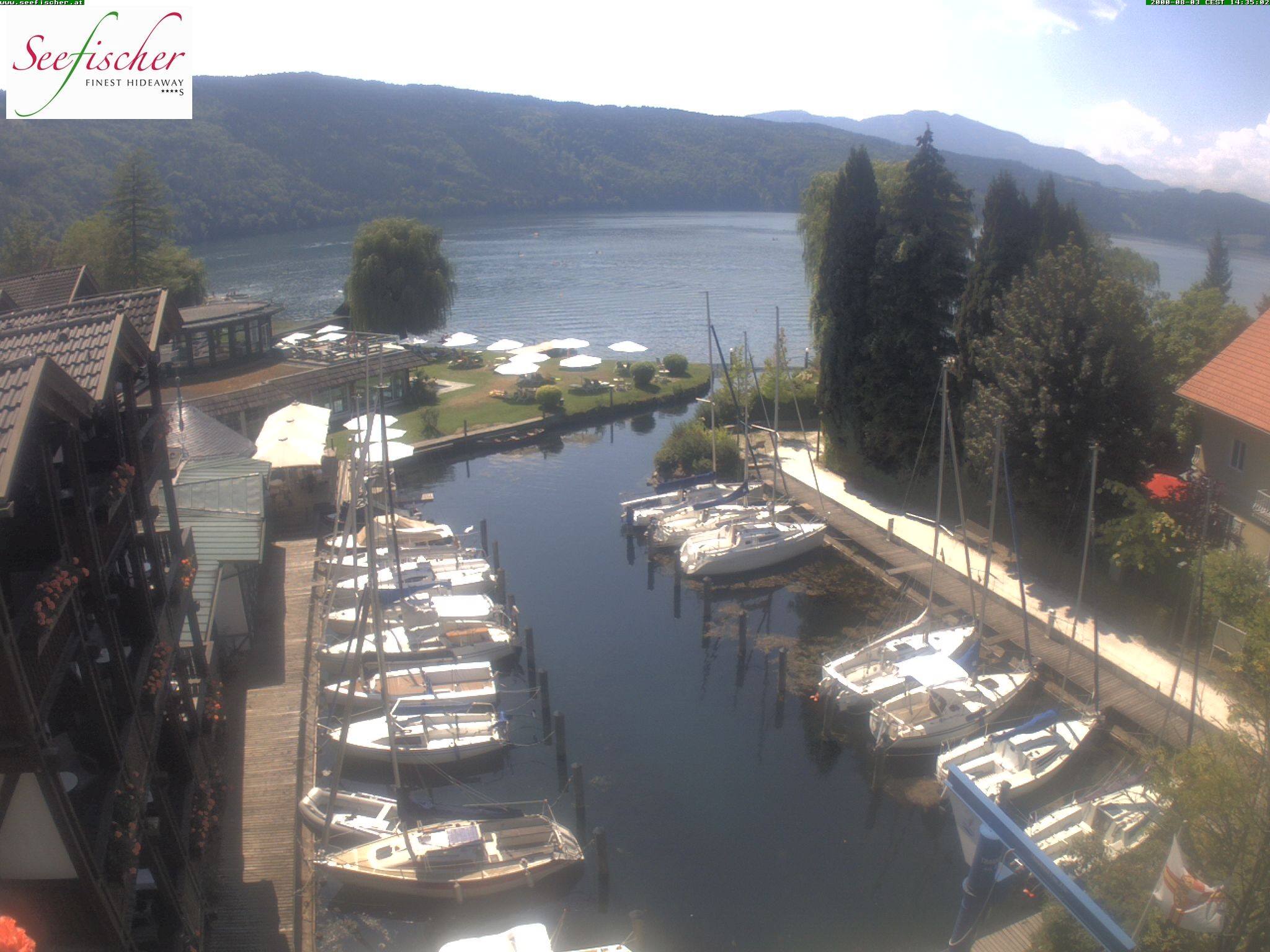 Archiv Foto Webcam Seefischer Romantik Hotel am Millstätter See