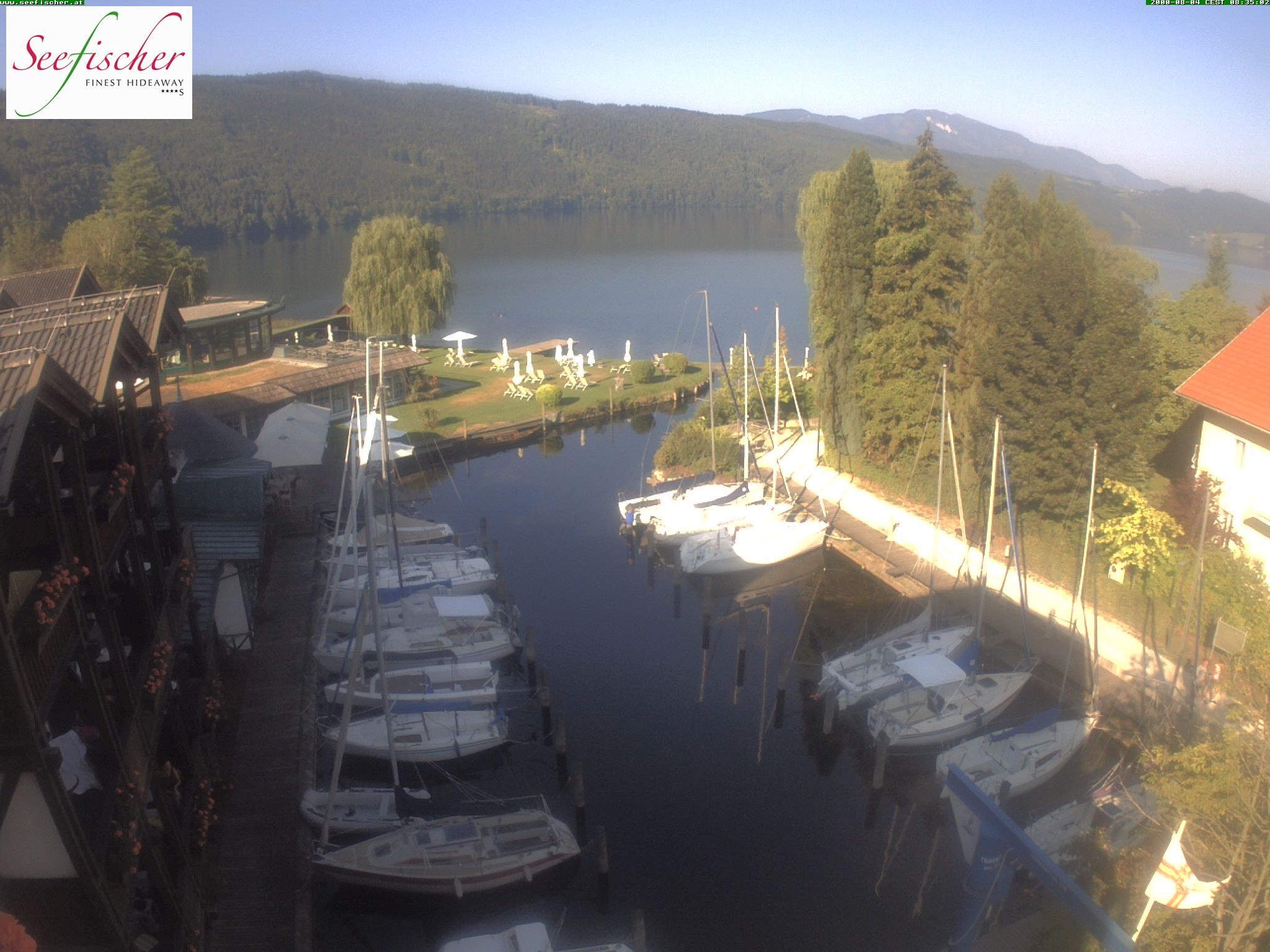 Archiv Foto Webcam Seefischer Romantik Hotel am Millstätter See