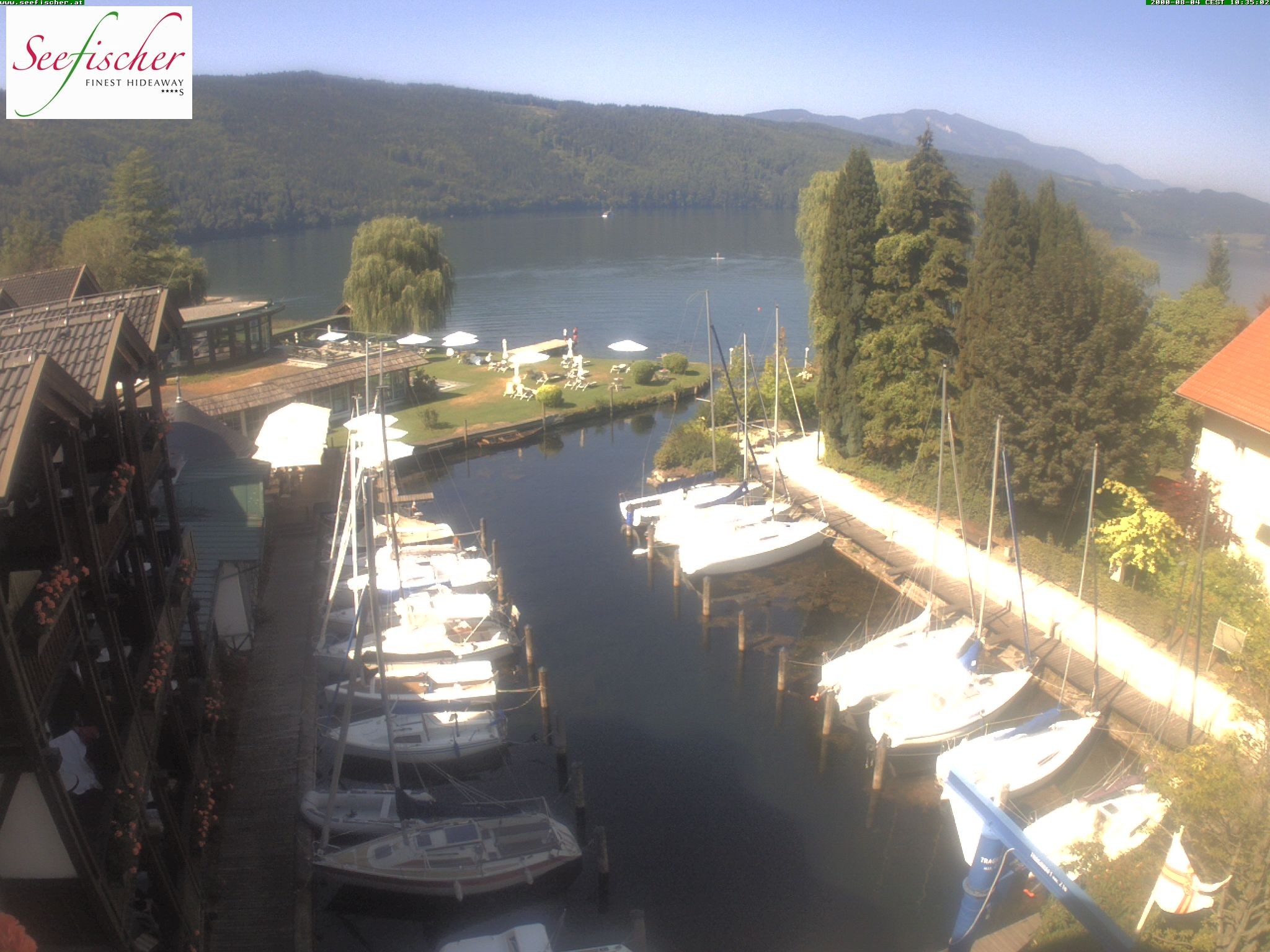 Archiv Foto Webcam Seefischer Romantik Hotel am Millstätter See