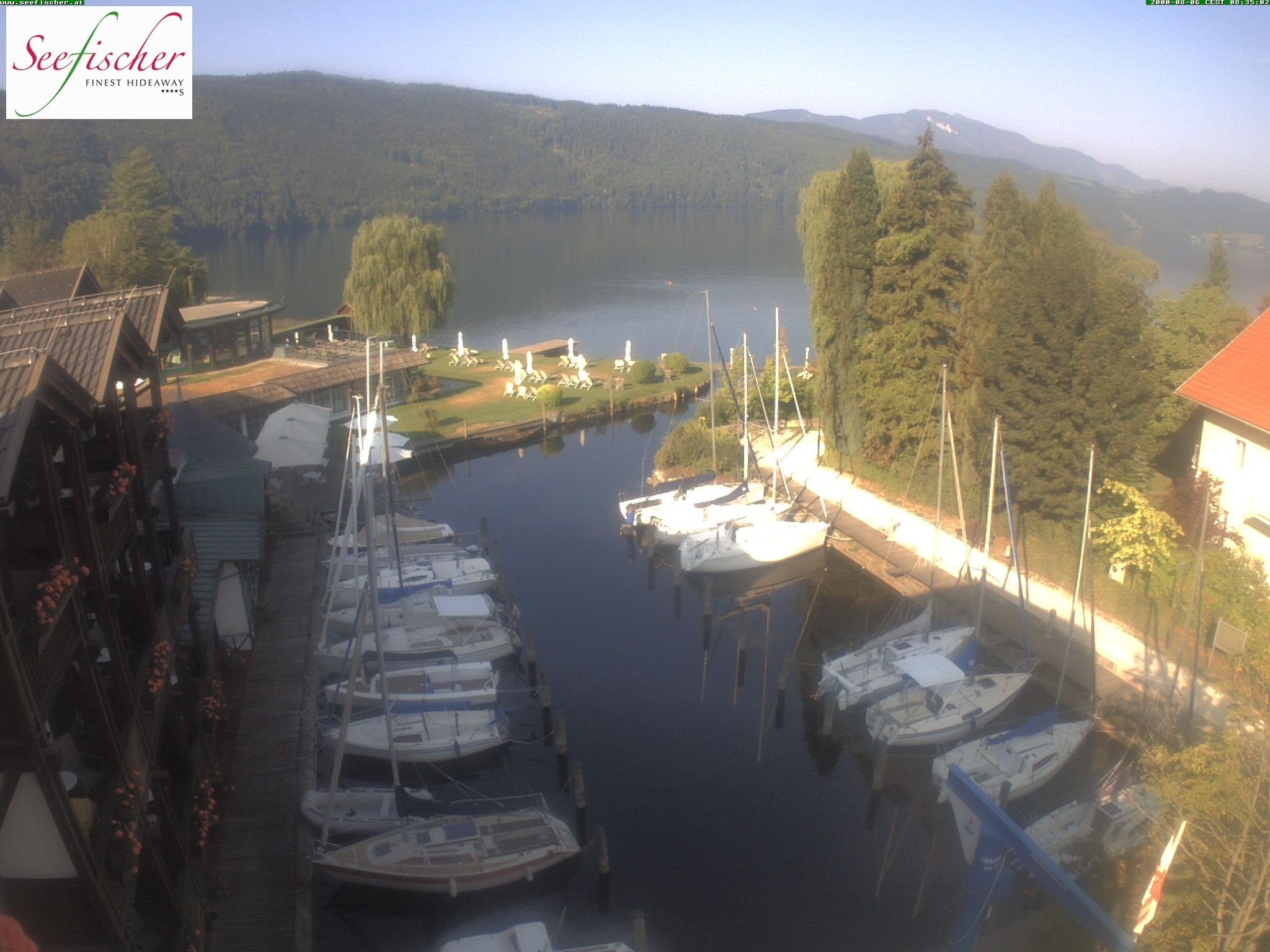Archiv Foto Webcam Seefischer Romantik Hotel am Millstätter See