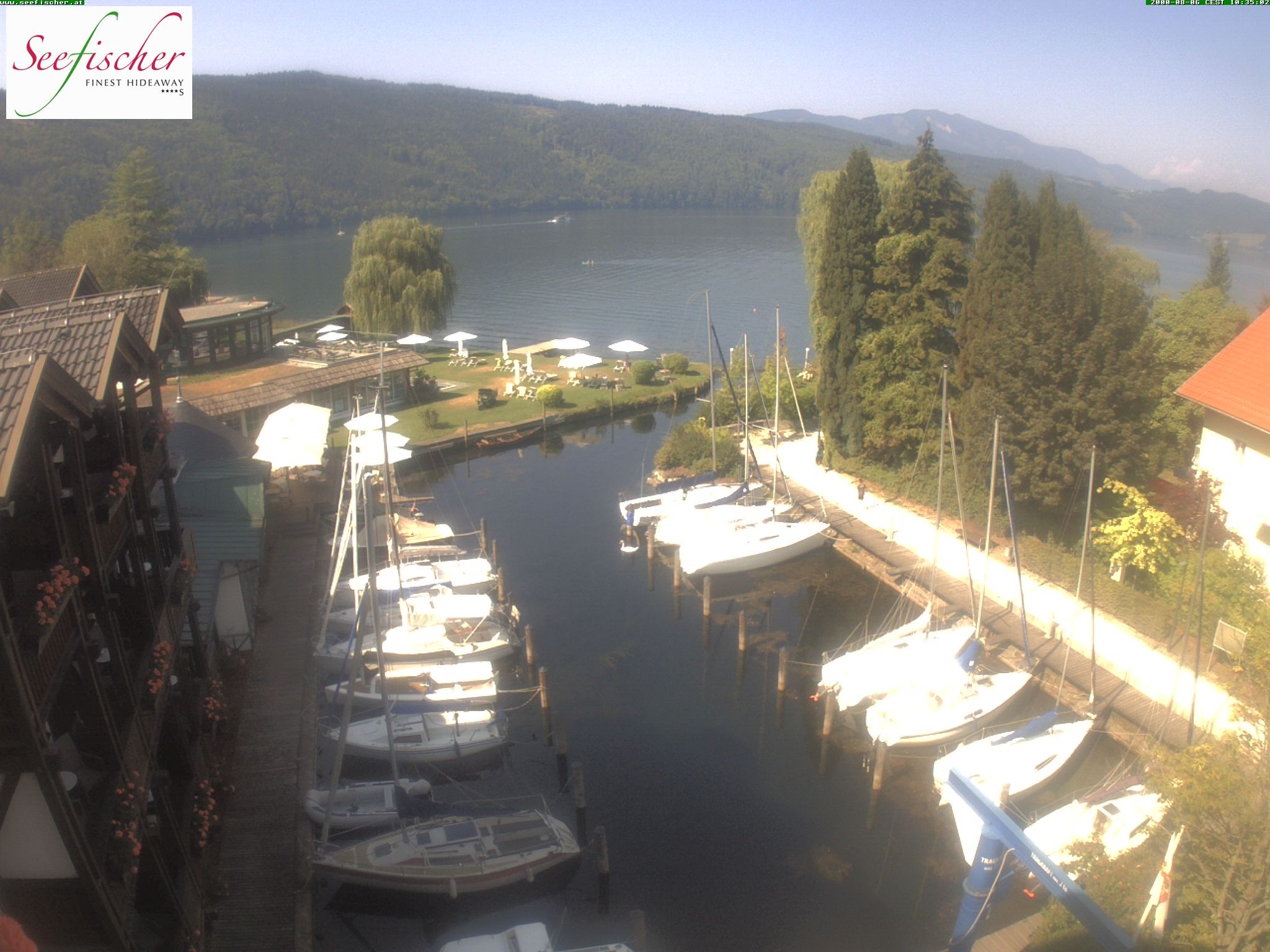 Archiv Foto Webcam Seefischer Romantik Hotel am Millstätter See