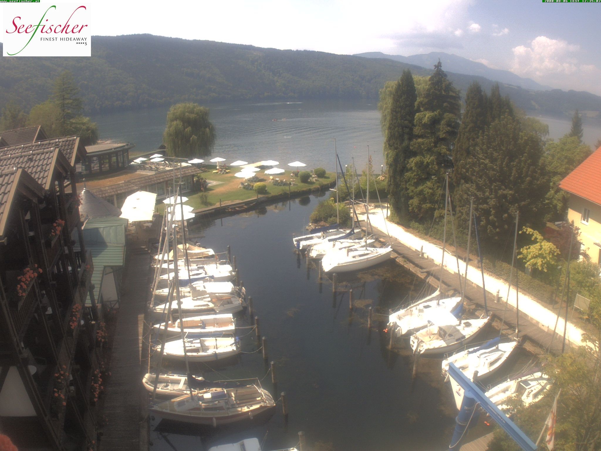 Archiv Foto Webcam Seefischer Romantik Hotel am Millstätter See