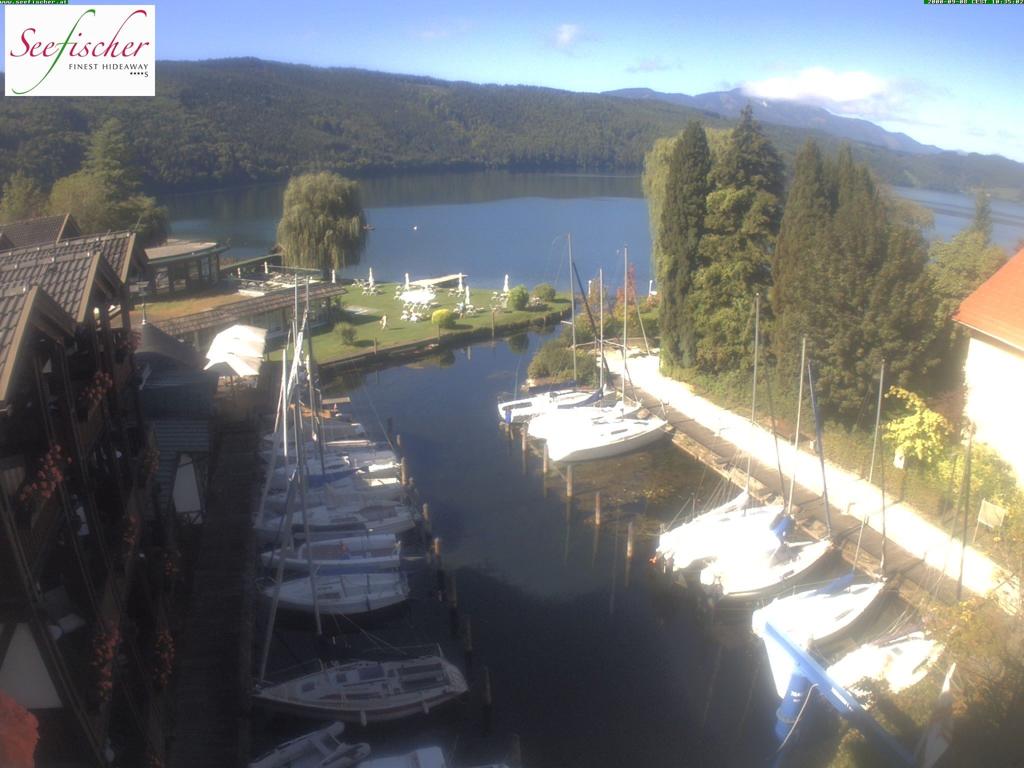 Archiv Foto Webcam Seefischer Romantik Hotel am Millstätter See