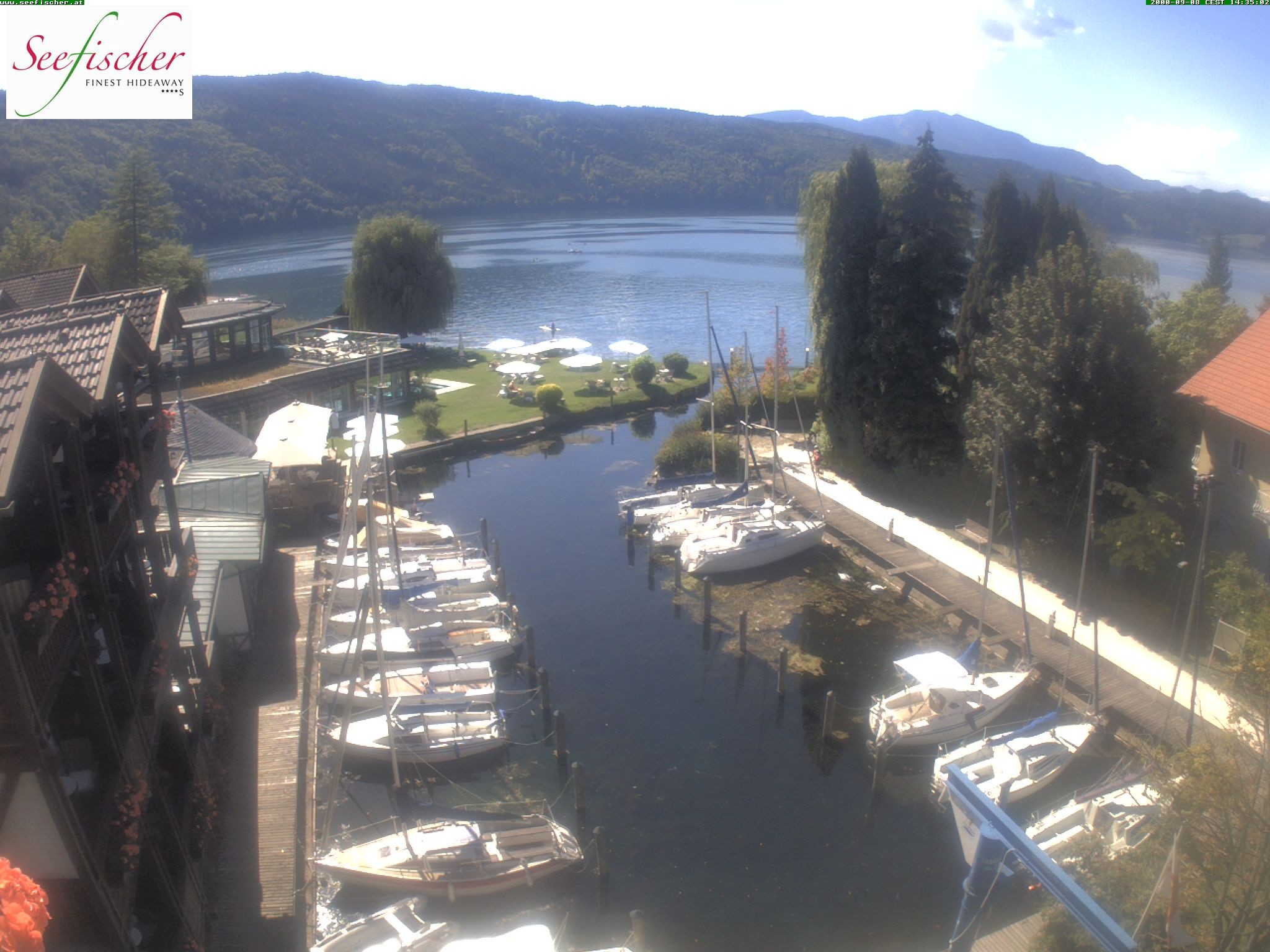Archiv Foto Webcam Seefischer Romantik Hotel am Millstätter See
