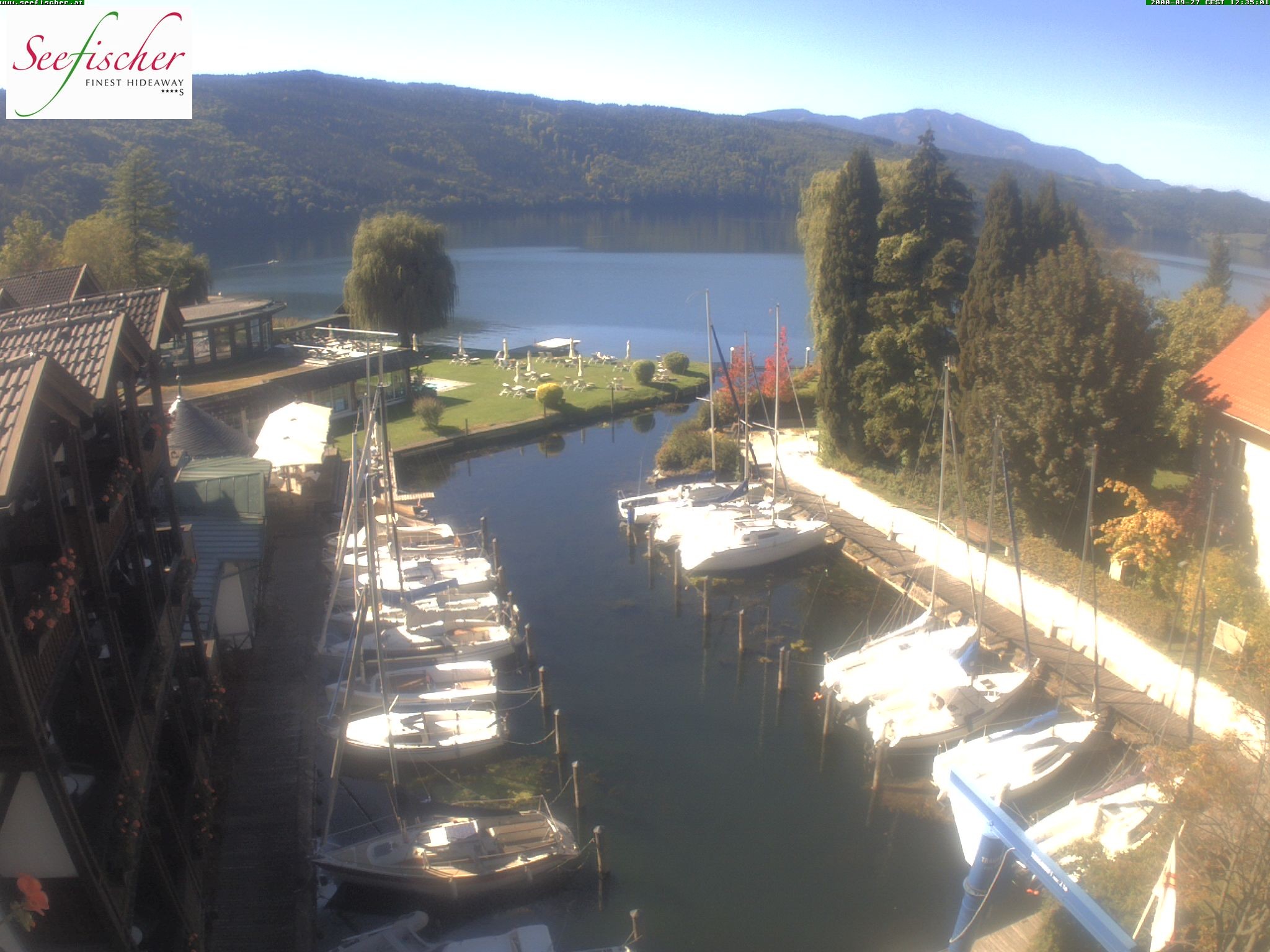 Archiv Foto Webcam Seefischer Romantik Hotel am Millstätter See