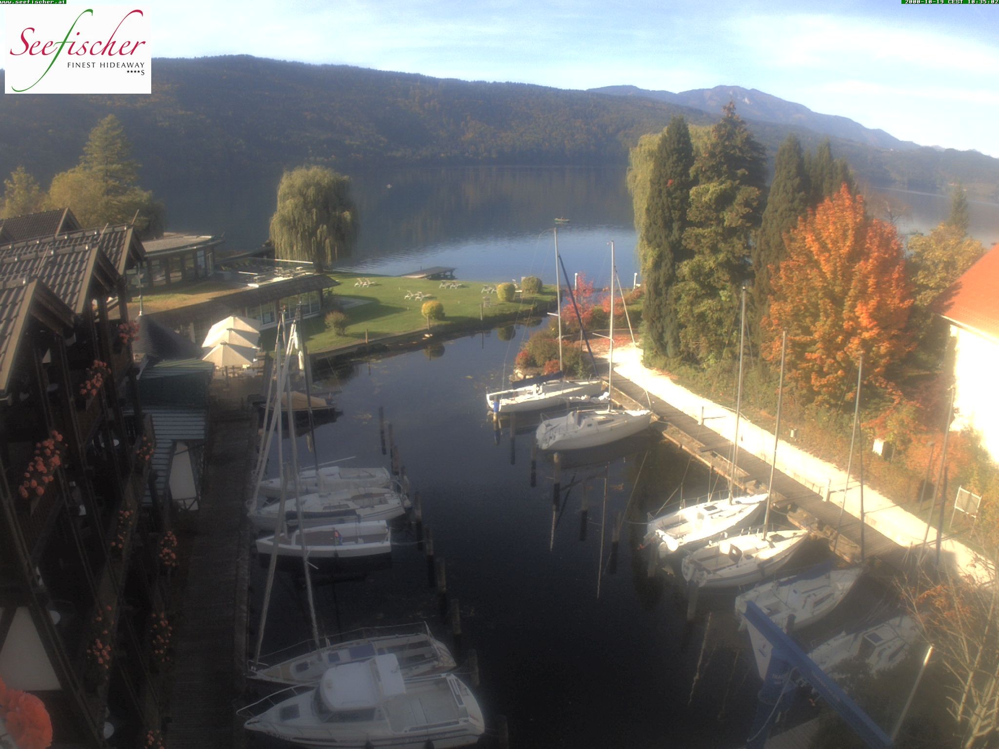 Archiv Foto Webcam Seefischer Romantik Hotel am Millstätter See