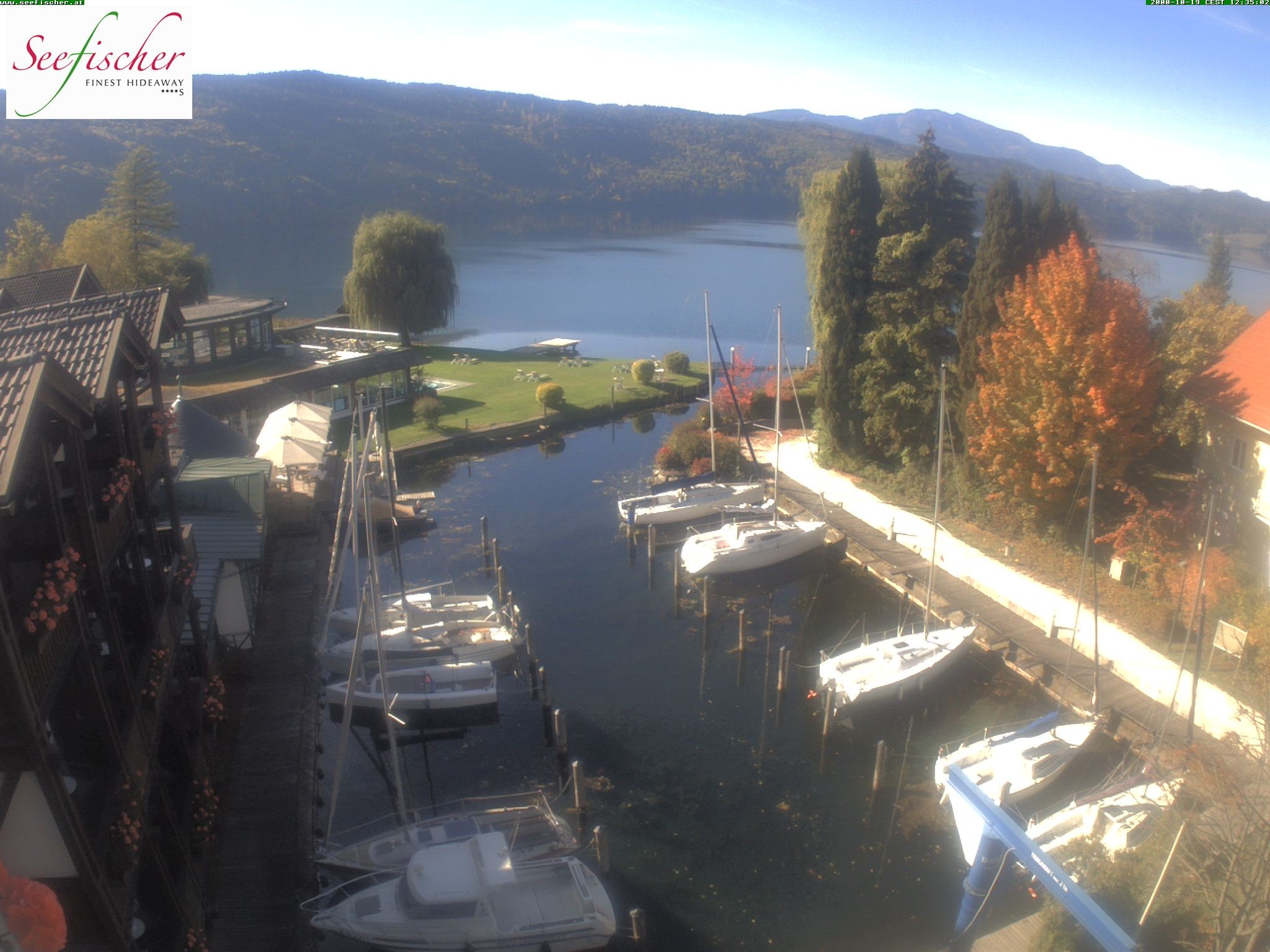 Archiv Foto Webcam Seefischer Romantik Hotel am Millstätter See