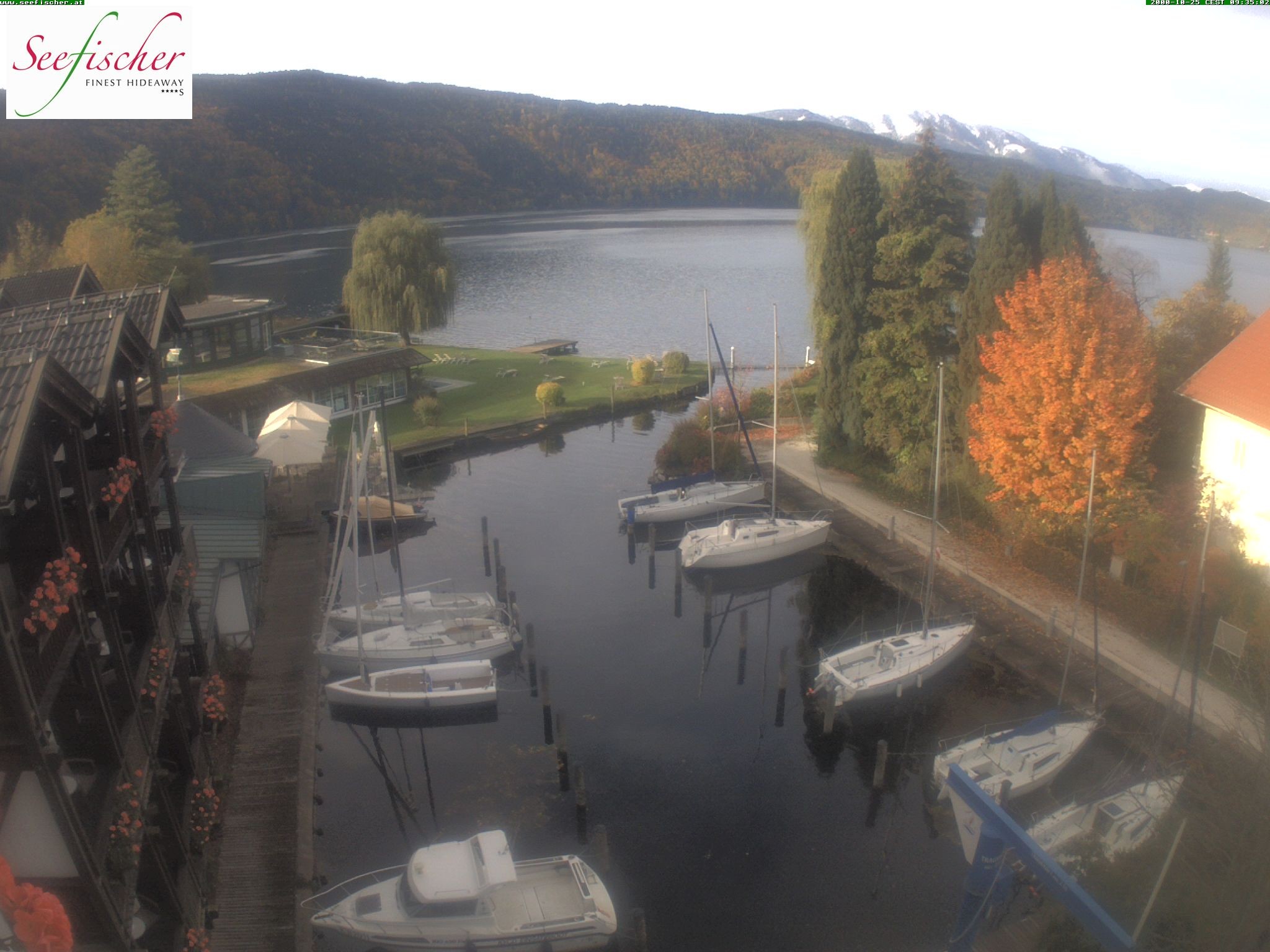 Archiv Foto Webcam Seefischer Romantik Hotel am Millstätter See