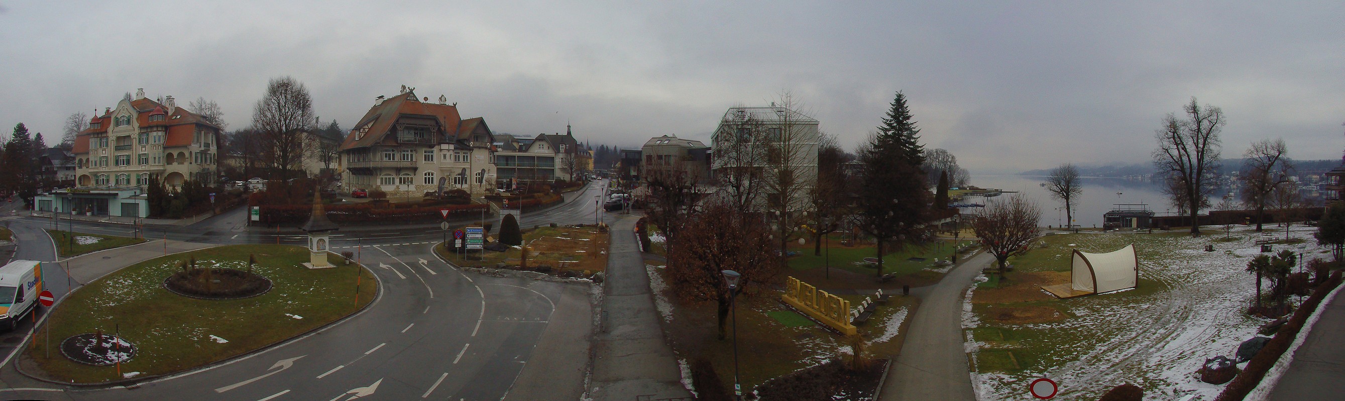 Archiv Foto Webcam Velden Karawankenplatz