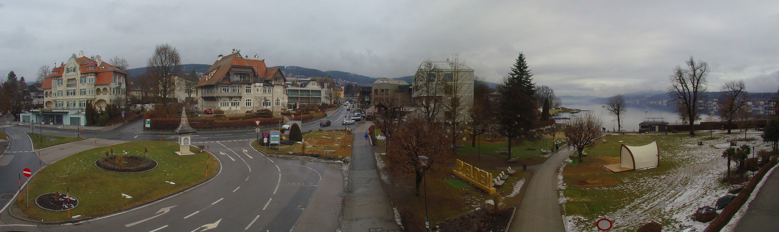 Archiv Foto Webcam Velden Karawankenplatz