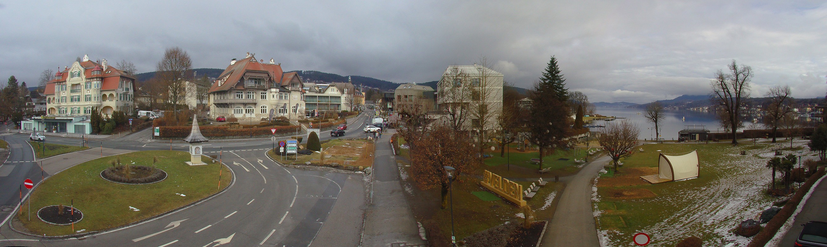 Archiv Foto Webcam Velden Karawankenplatz