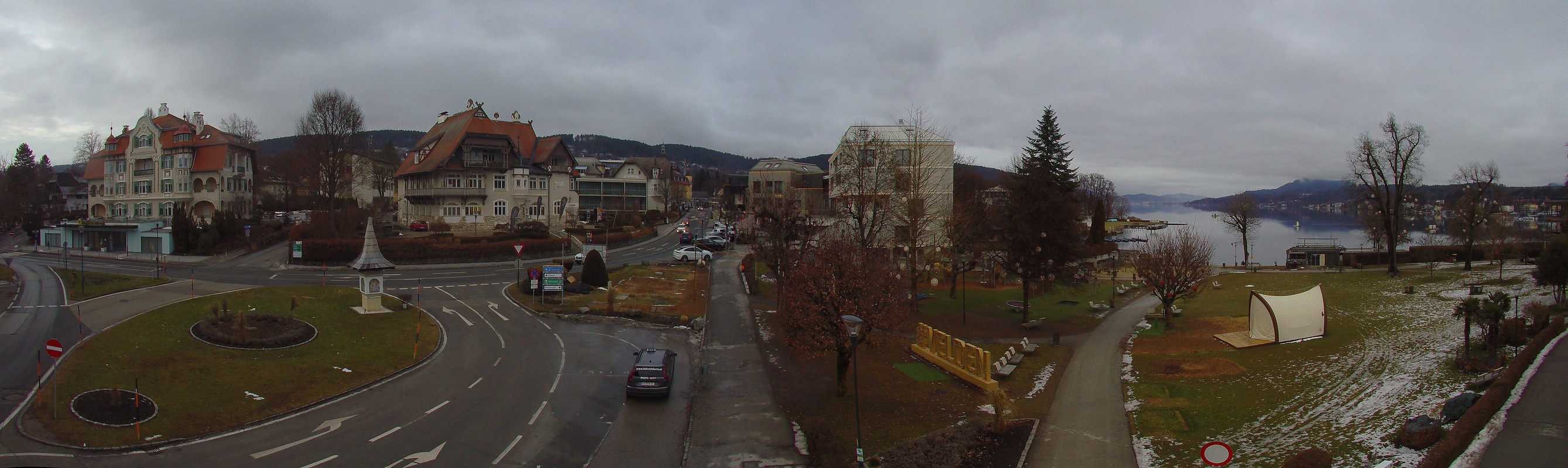 Archiv Foto Webcam Velden Karawankenplatz