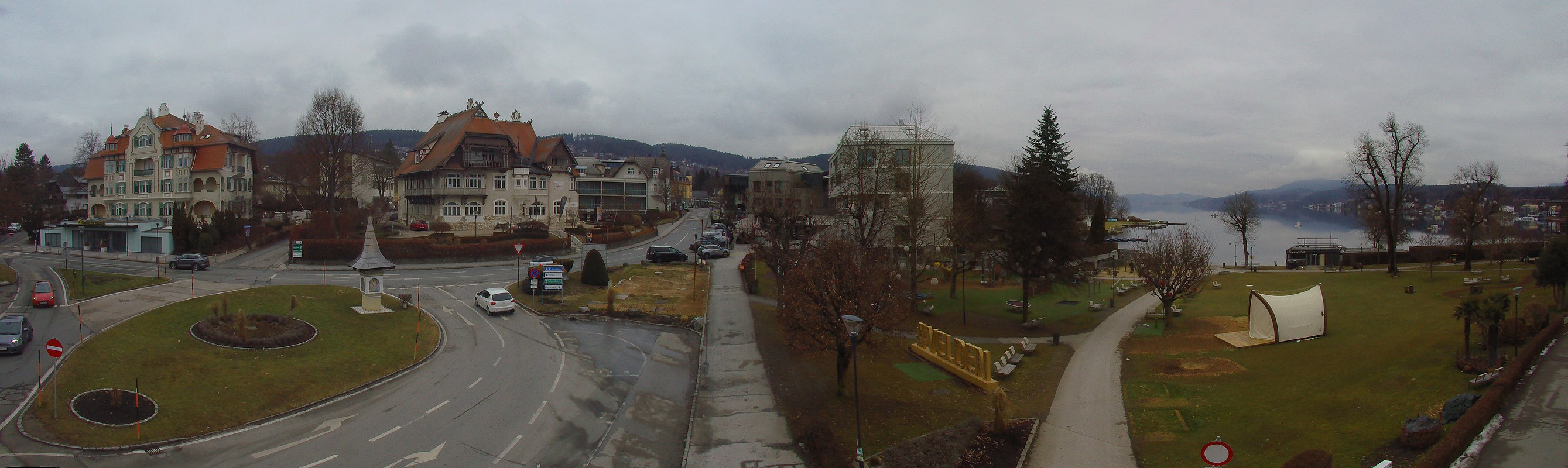 Archiv Foto Webcam Velden Karawankenplatz