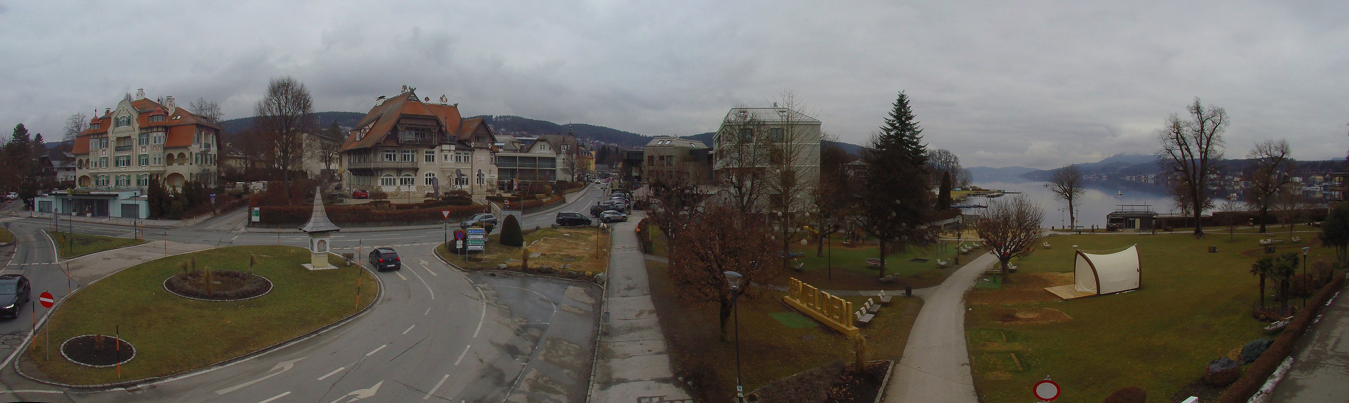 Archiv Foto Webcam Velden Karawankenplatz