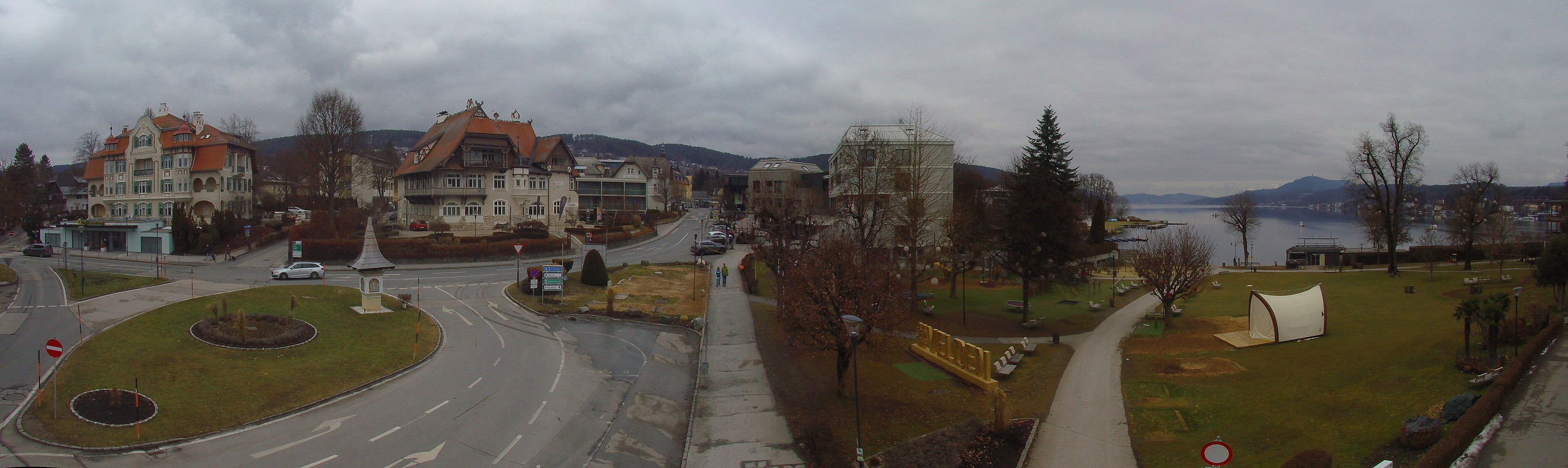 Archiv Foto Webcam Velden Karawankenplatz