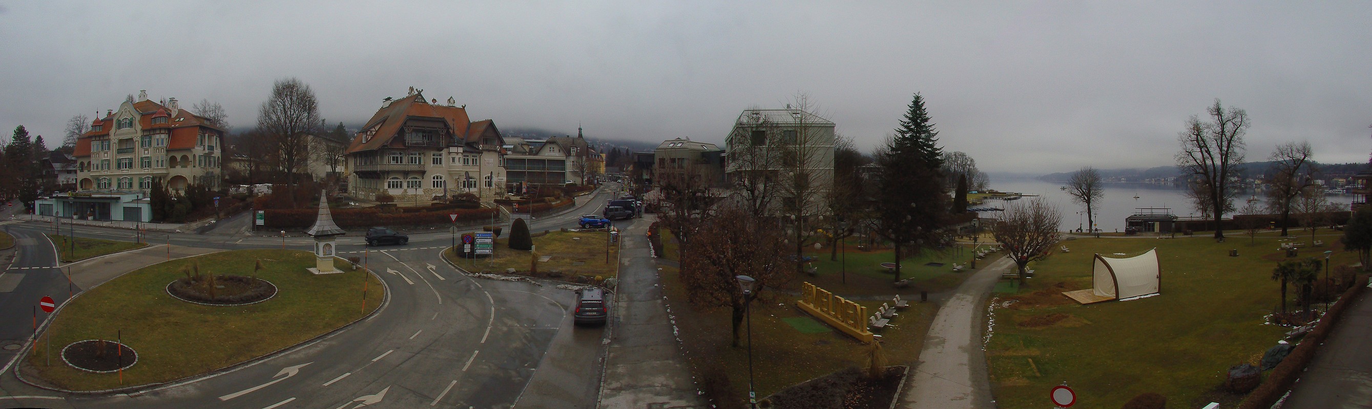 Archiv Foto Webcam Velden Karawankenplatz