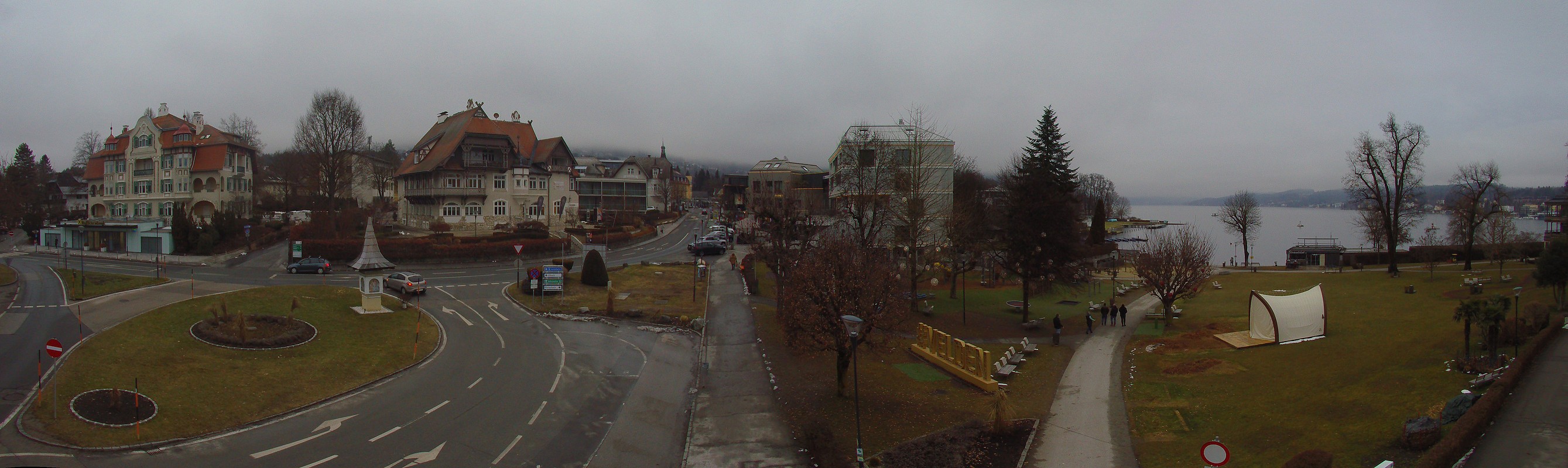 Archiv Foto Webcam Velden Karawankenplatz