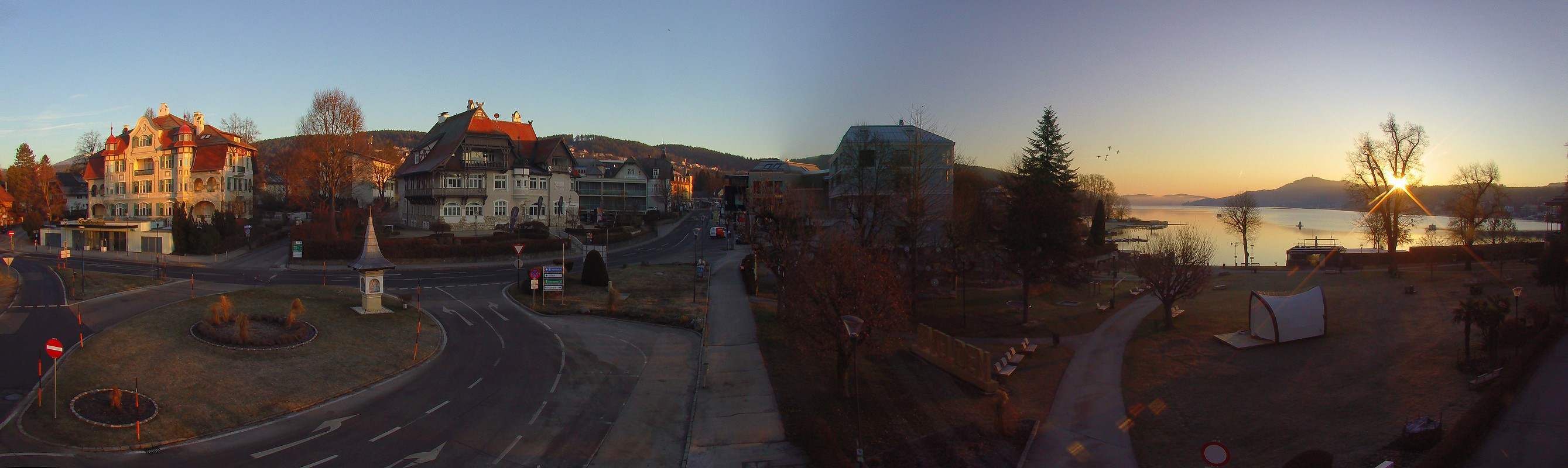 Archiv Foto Webcam Velden Karawankenplatz