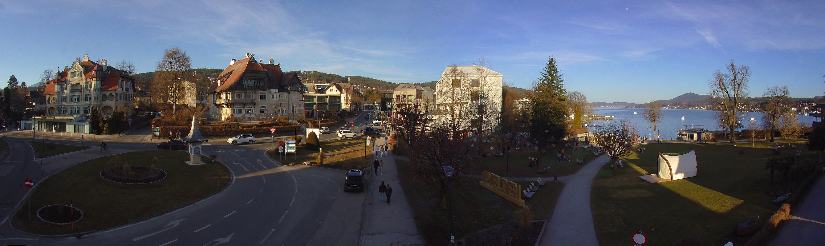 Archiv Foto Webcam Velden Karawankenplatz