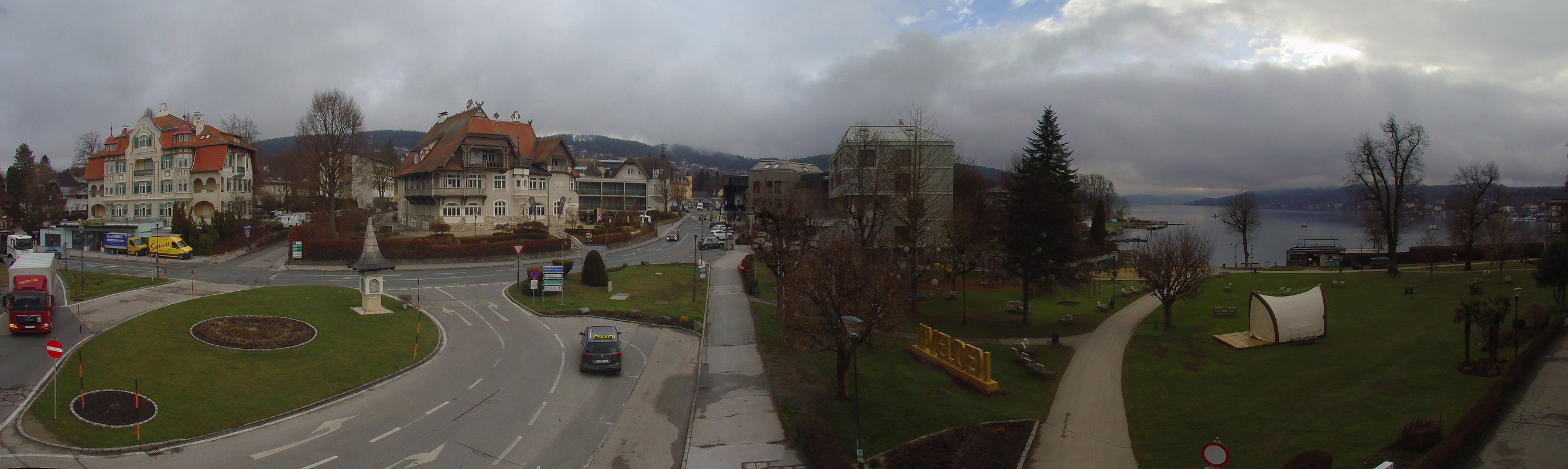Archiv Foto Webcam Velden Karawankenplatz